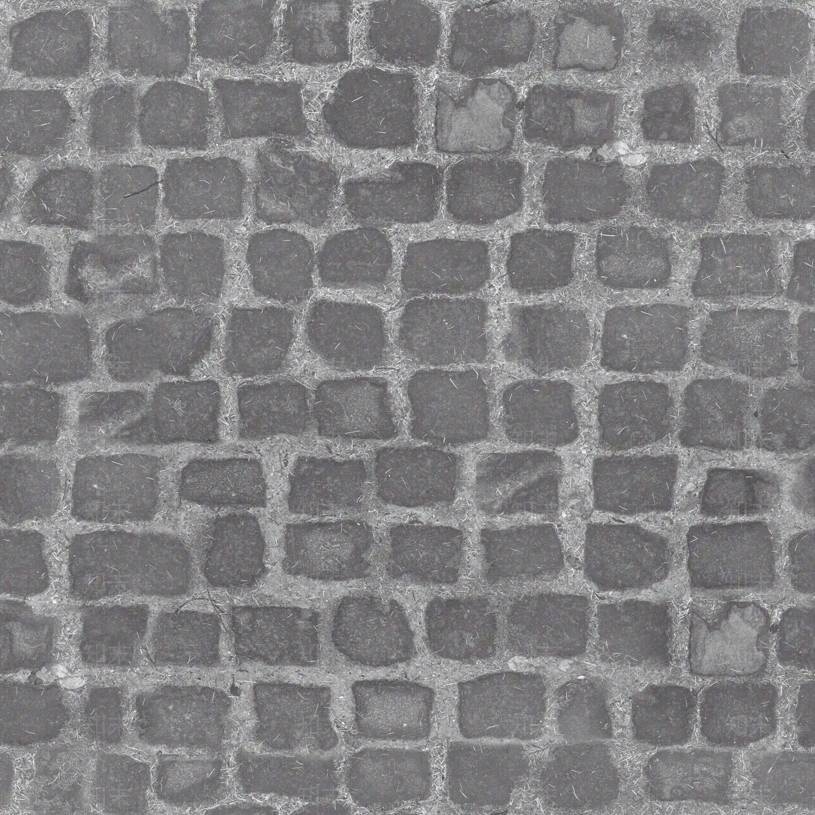 现代灰色碎石石块铺地方格砖石头铺装贴图下载【ID:1135461266】