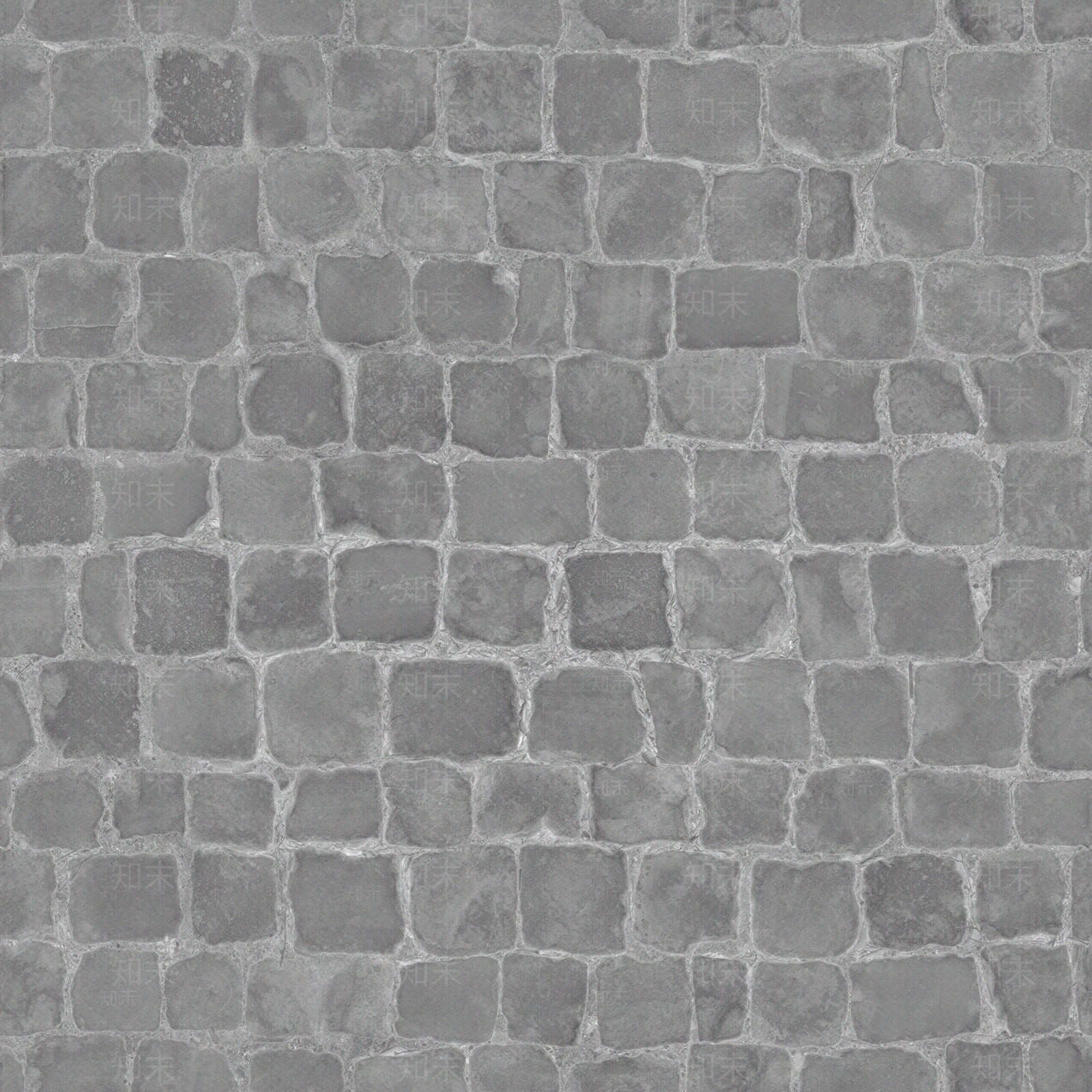 室外青石板广场砖石头铺砖弹石碎石石块砖贴图下载【ID:1135465934】