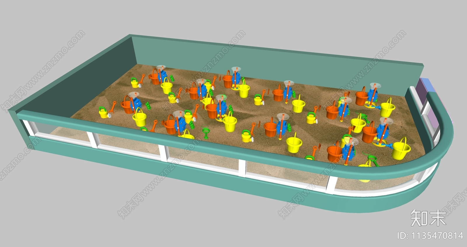 儿童游乐设施SU模型下载【ID:1135470814】