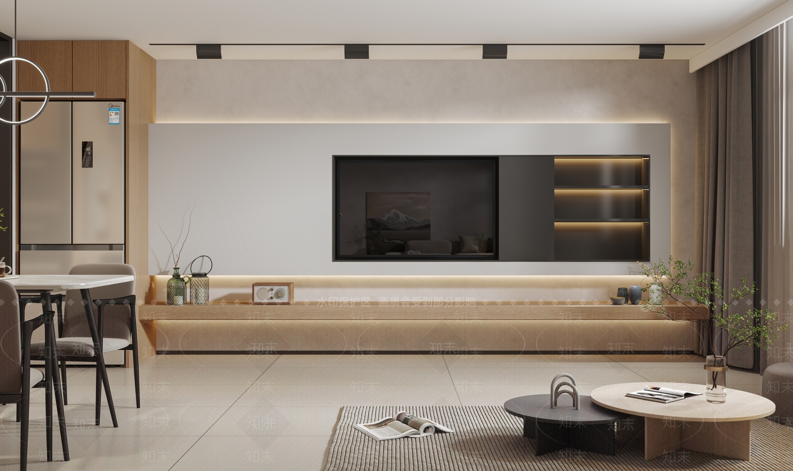 道亨设计现代简约风loft公寓3D模型下载【ID:1135479058】