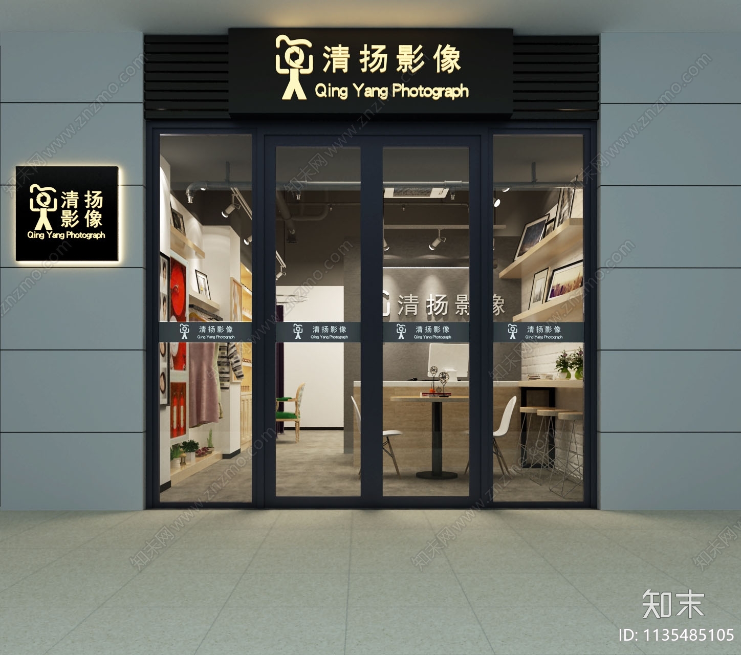 侘寂摄影店SU模型下载【ID:1135485105】