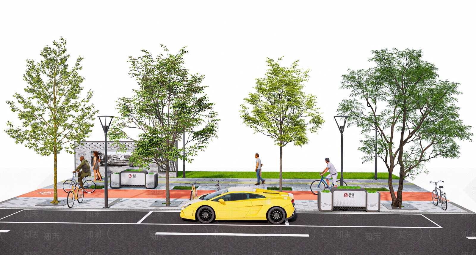 行道树SU模型下载【ID:1135487200】