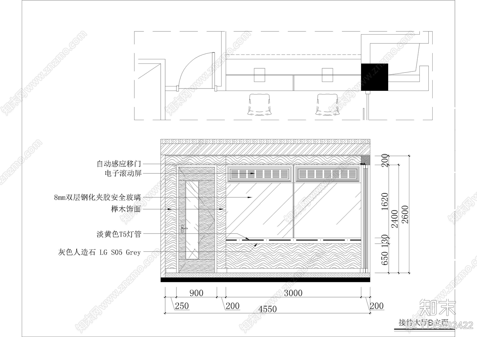 小额贷款办公室全套cad施工图下载【ID:1135492422】