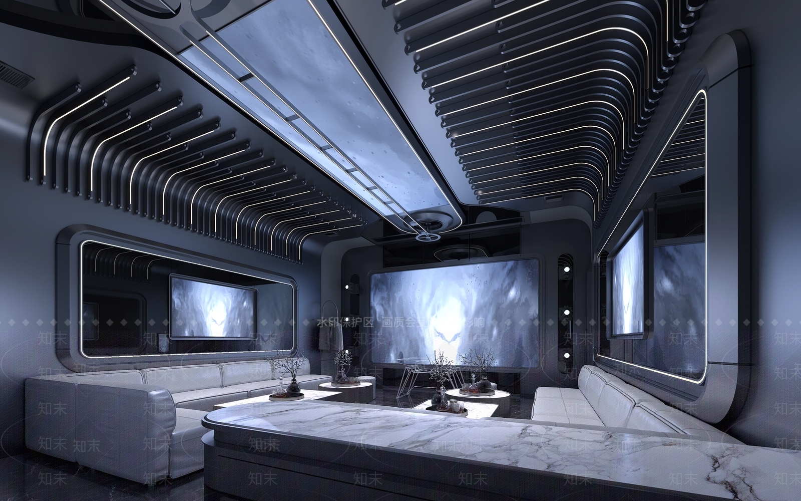 现代机械风KTV3D模型下载【ID:1135554268】