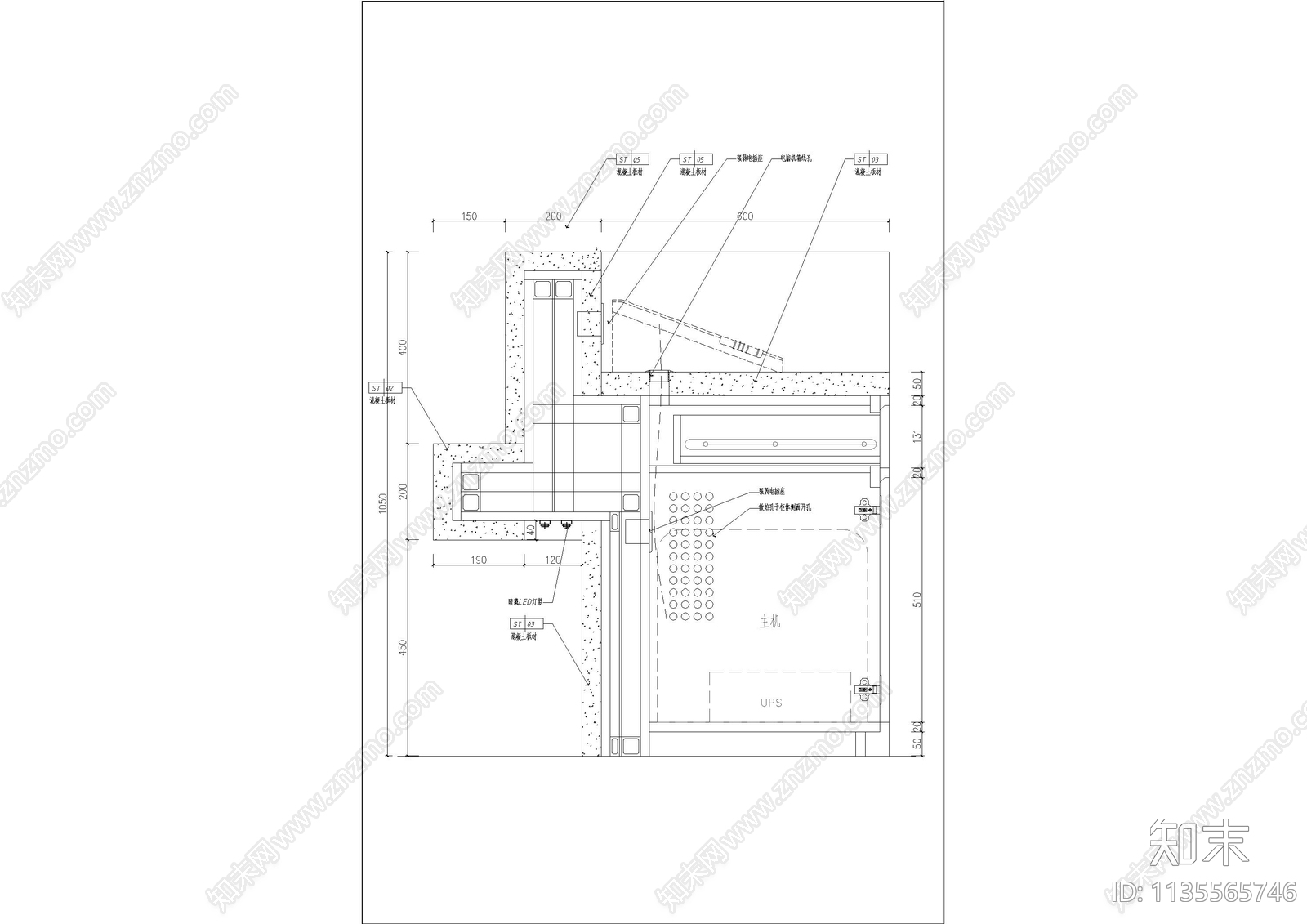 公共楼梯大样详图cad施工图下载【ID:1135565746】