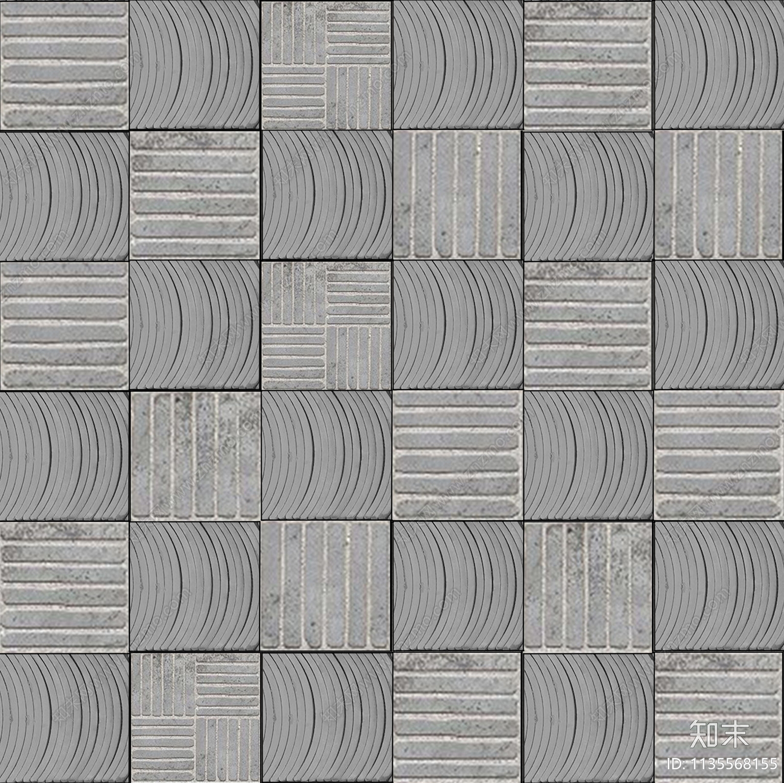瓦片地面铺装贴图下载【ID:1135568155】