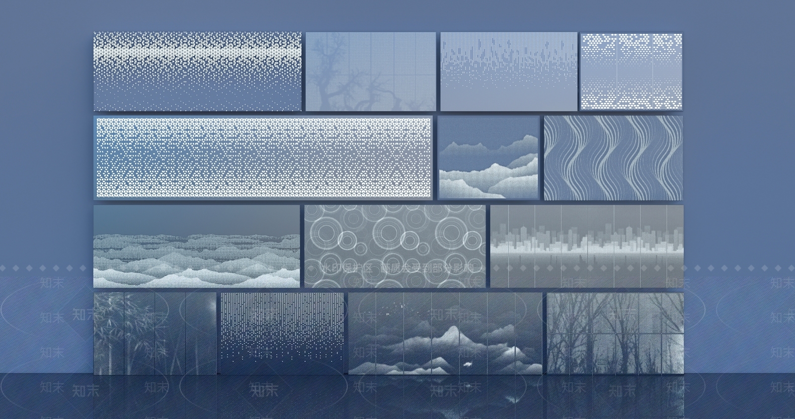 现代背景墙SU模型下载【ID:1135570984】