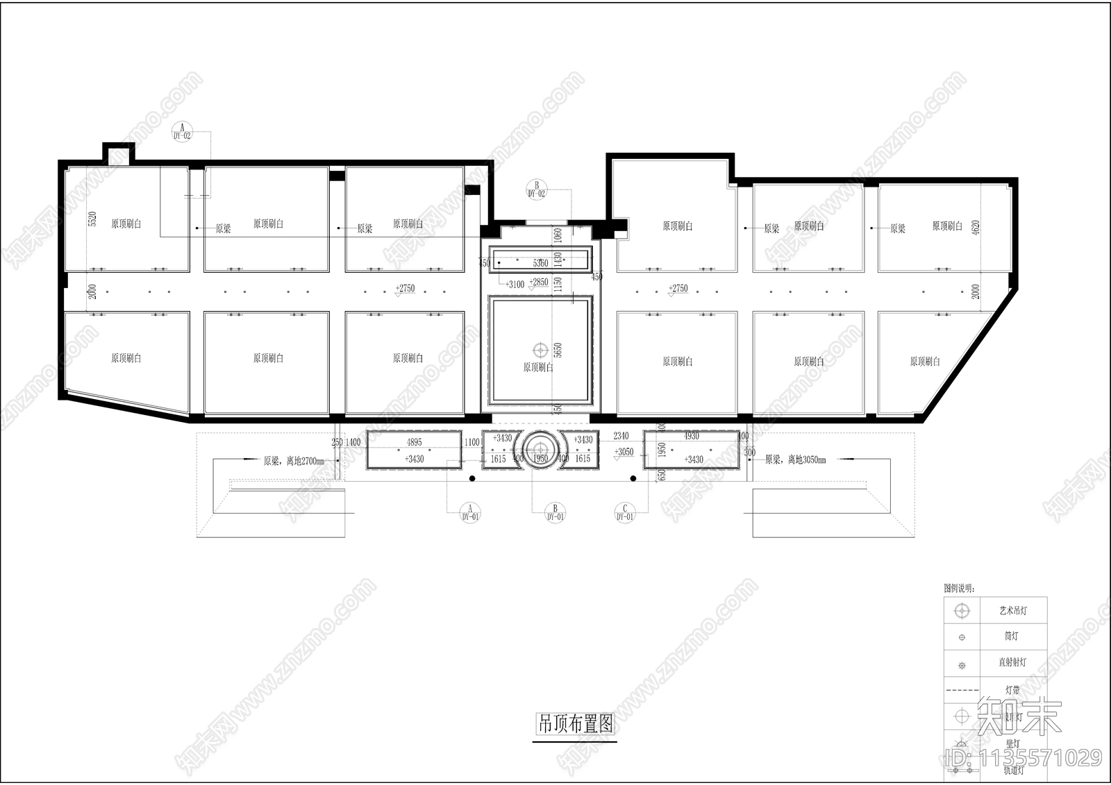 居住区车库装修cad施工图下载【ID:1135571029】