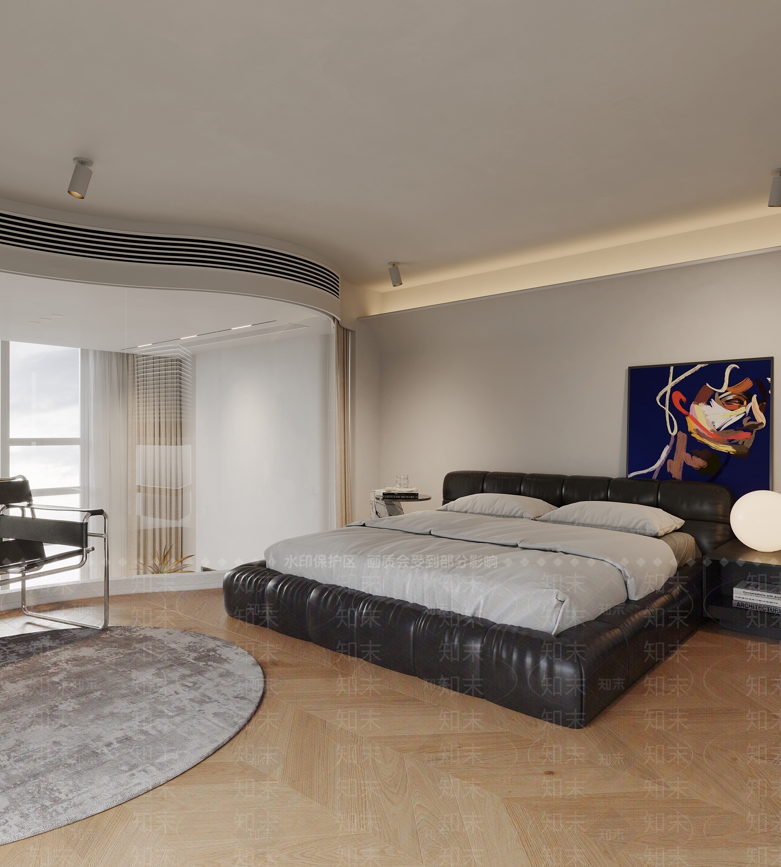 现代极简公寓3D模型下载【ID:1135605632】