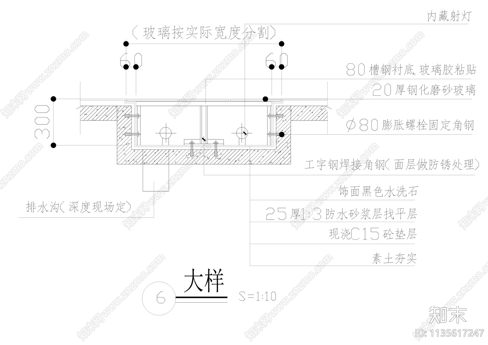 中心广场太阳广场铺地大样cad施工图下载【ID:1135617247】