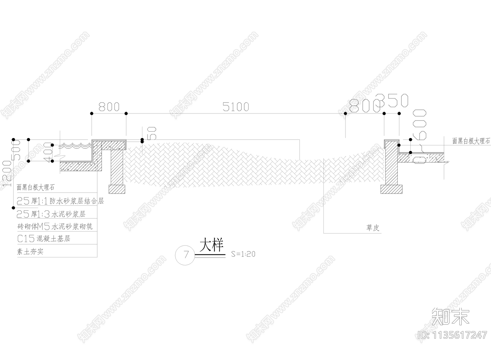 中心广场太阳广场铺地大样cad施工图下载【ID:1135617247】