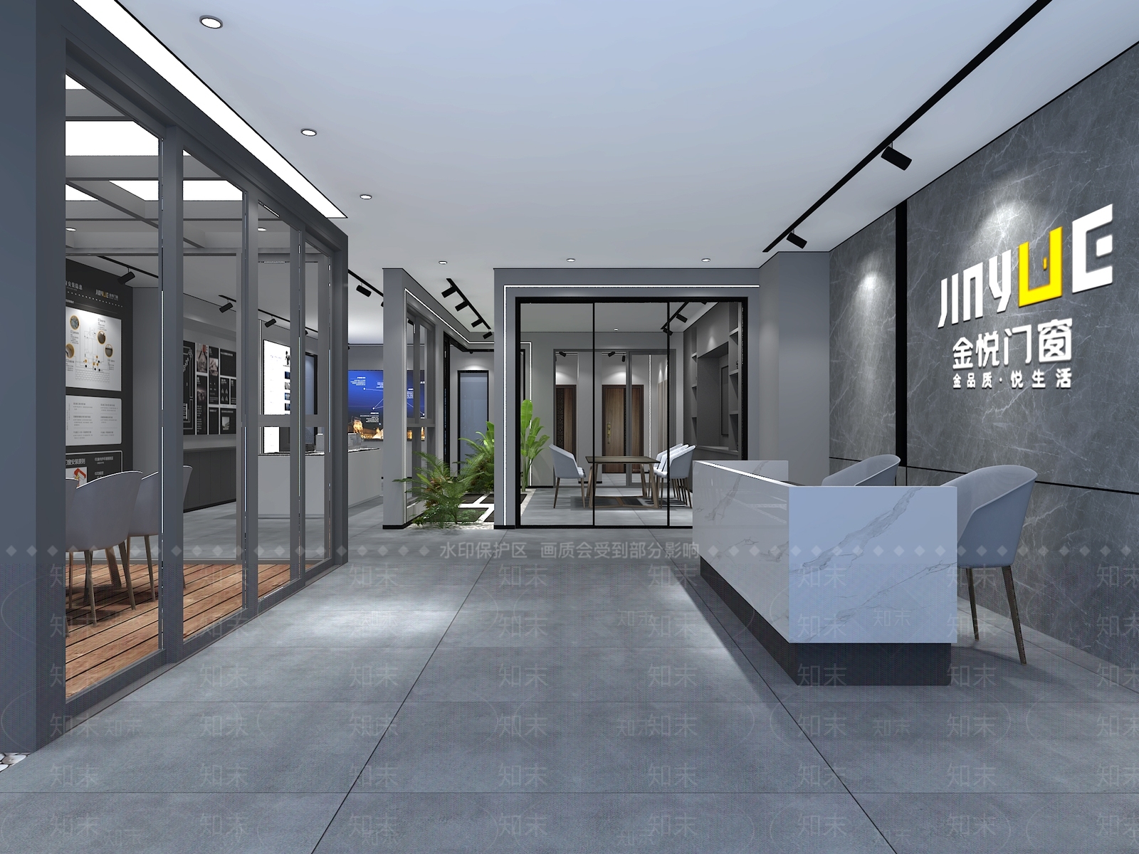 现代家居专卖店3D模型下载【ID:1135619191】