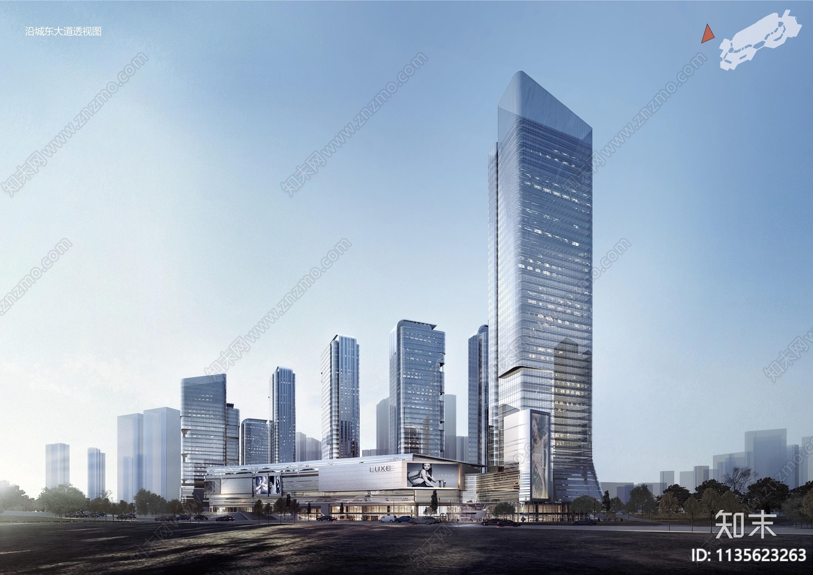 宜昌万豪中心AB去建筑项目方案文本下载【ID:1135623263】