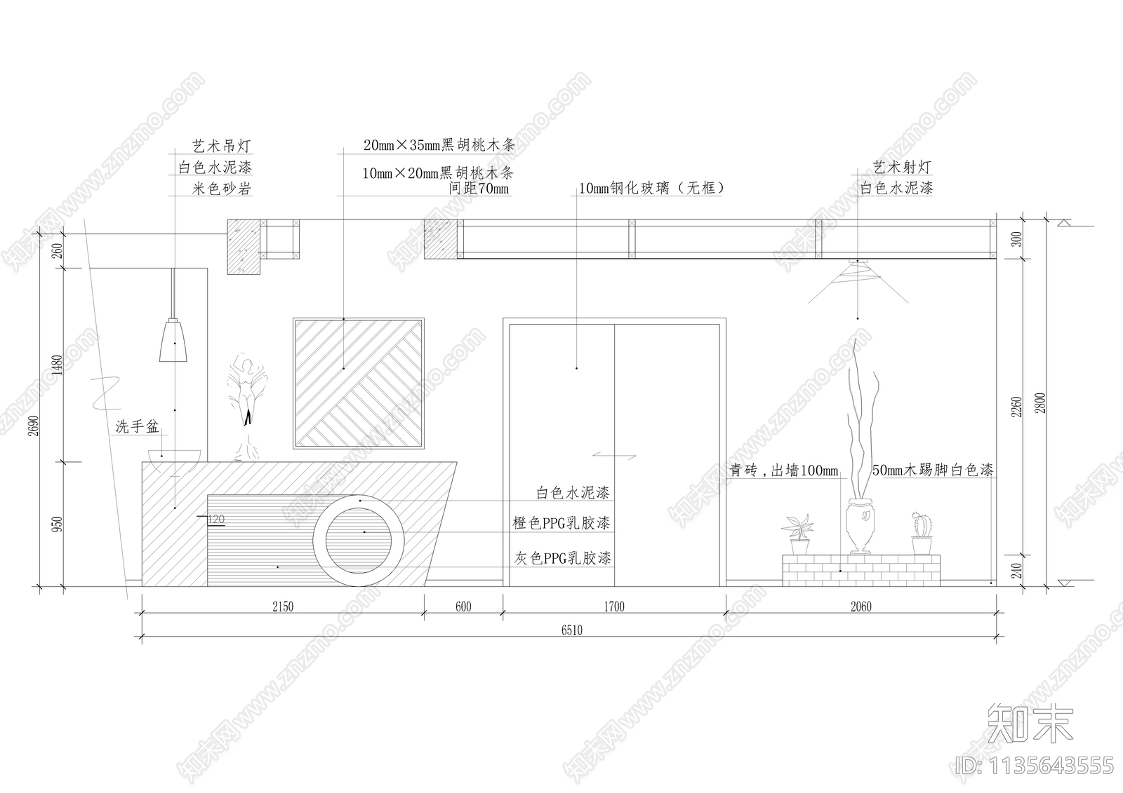 190套家装客厅餐厅立面图cad施工图下载【ID:1135643555】