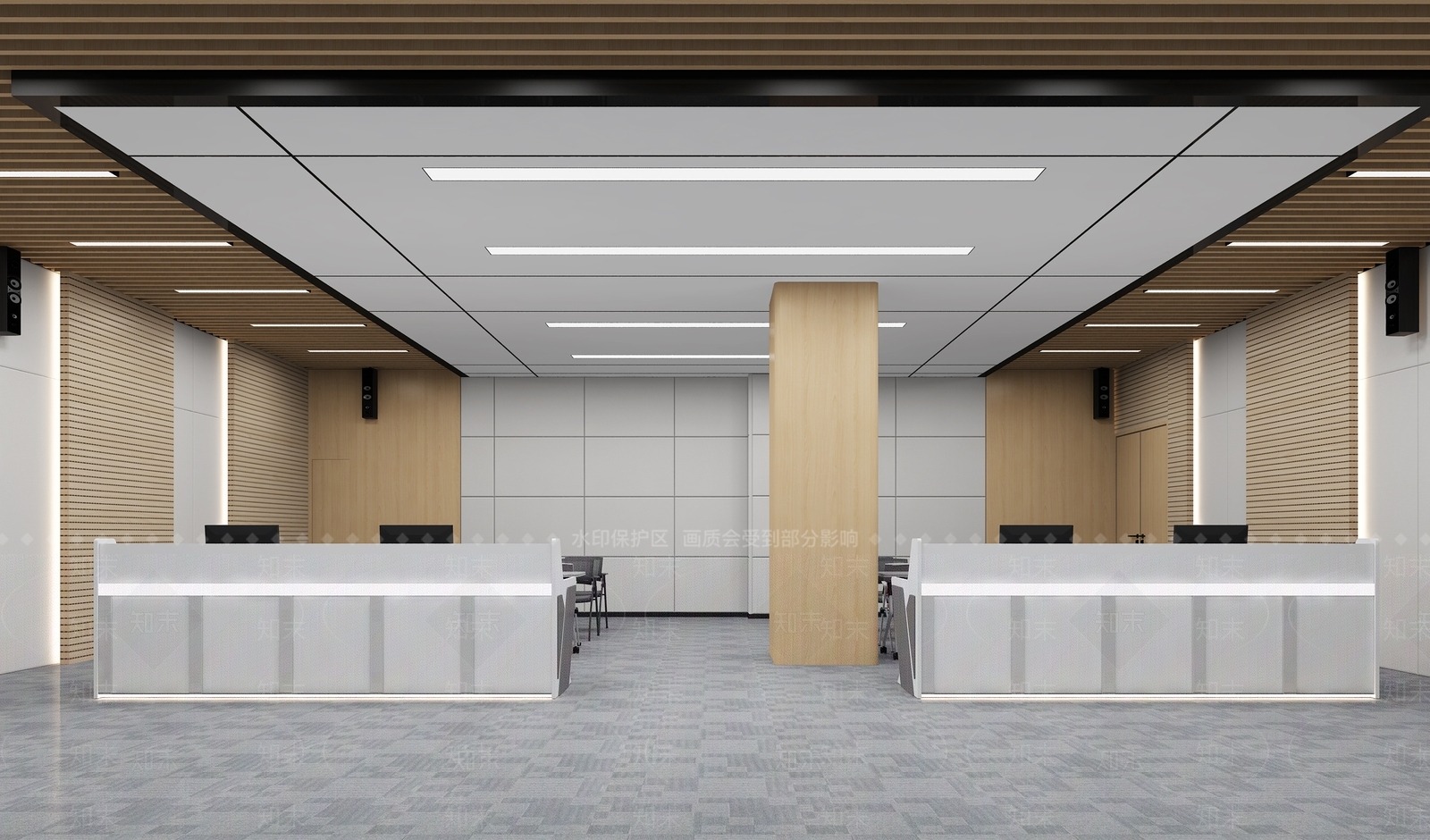 现代指挥控制室3D模型下载【ID:1135656722】