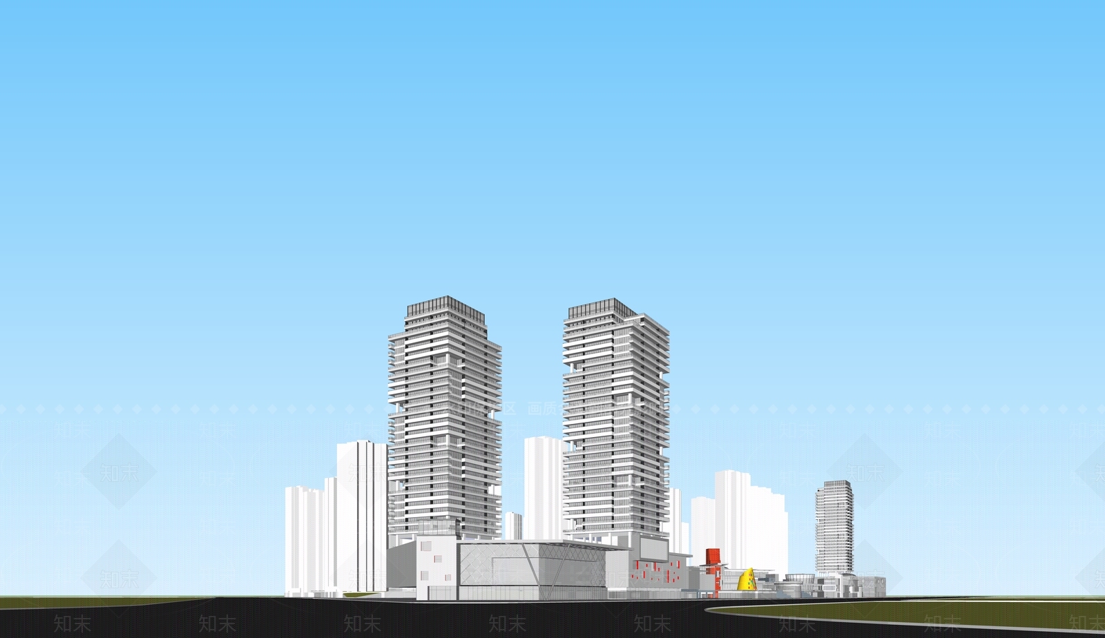 现代简模规划SU模型下载【ID:1135657266】