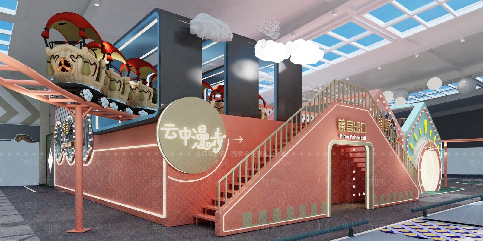 现代儿童活动空间SU模型下载【ID:1135674648】