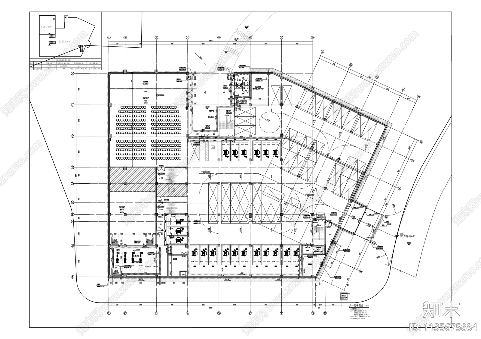 学生活动中心内装cad施工图下载【ID:1135675884】