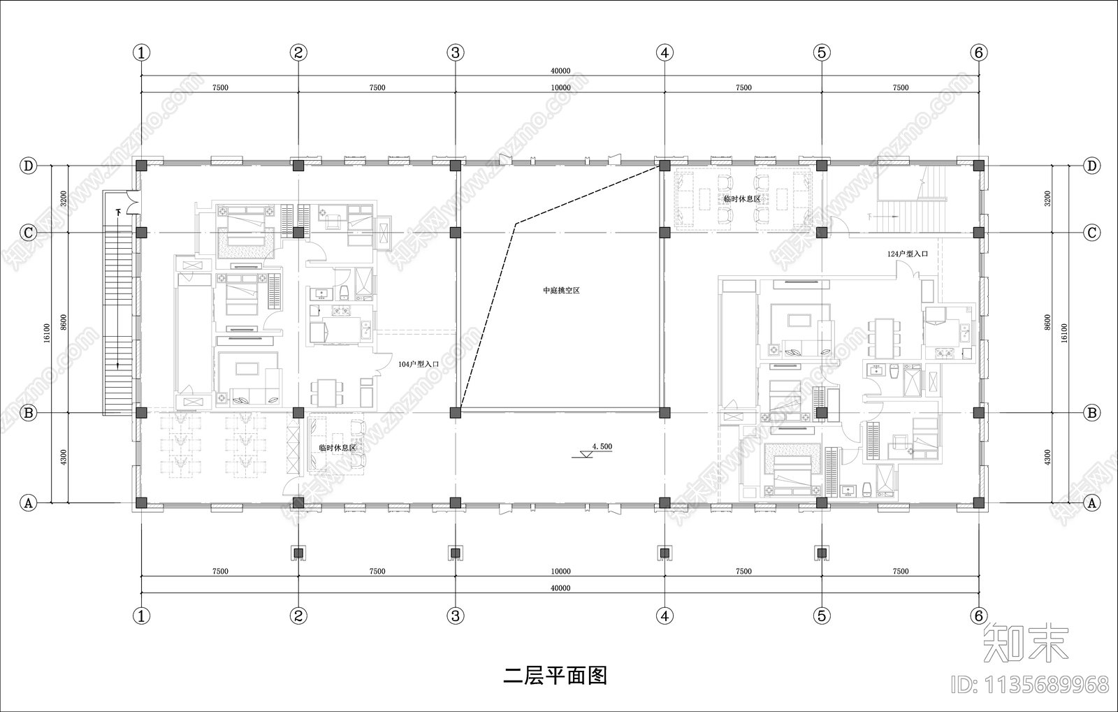 标准化售楼处详图施工图下载【ID:1135689968】