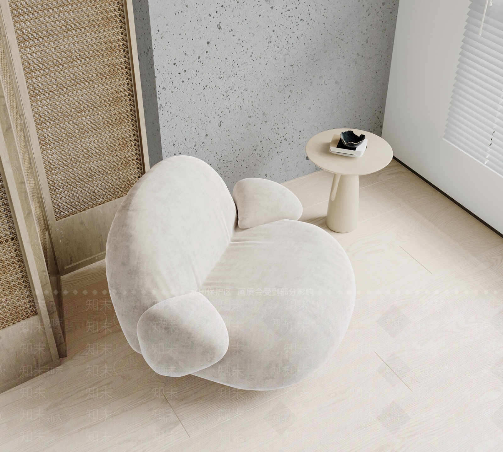 Driade现代单人沙发椅SU模型下载【ID:1135698493】