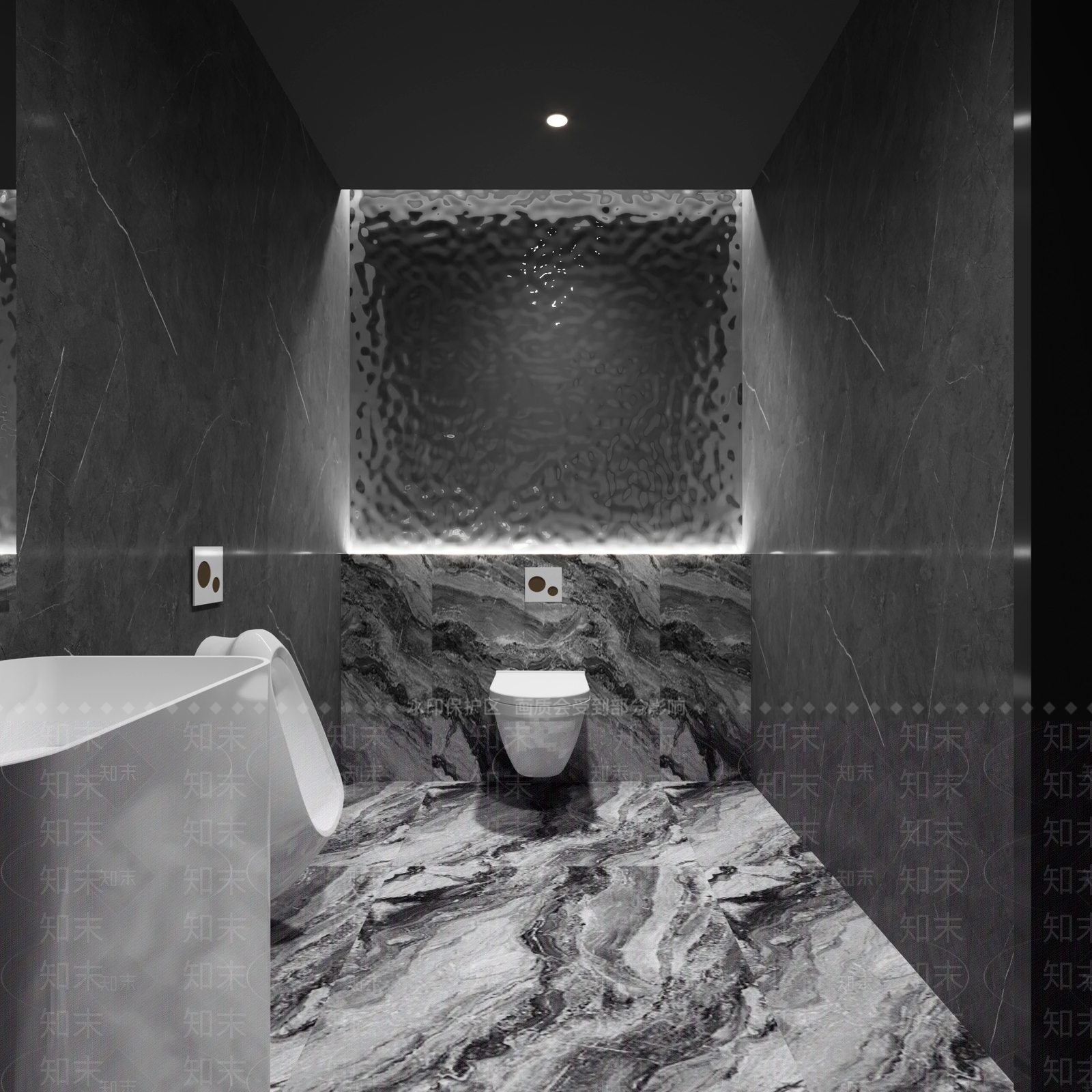 现代KTV卫生间3D模型下载【ID:1135706777】