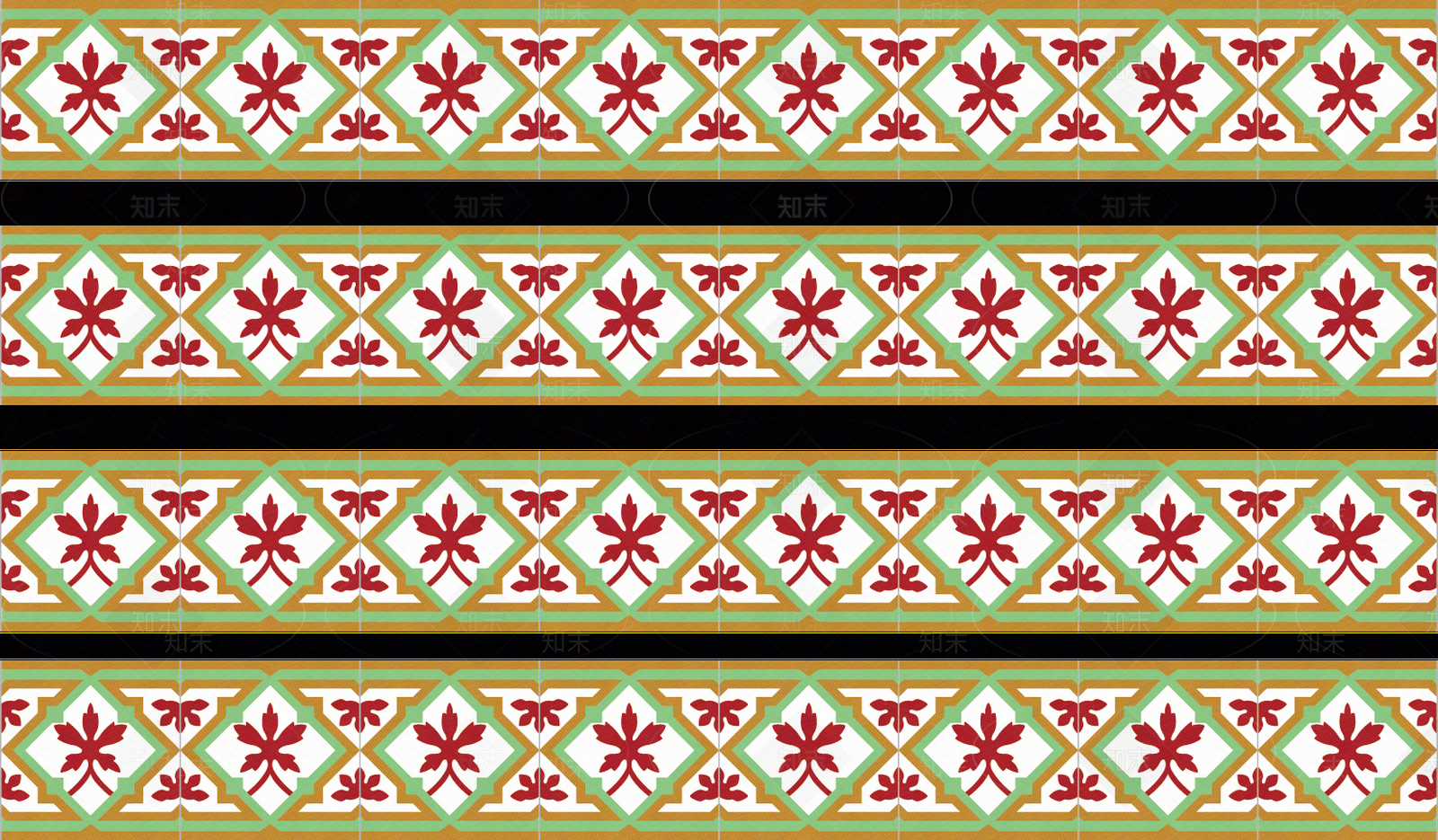 国外瓷砖花砖腰线贴图下载【ID:1135710194】