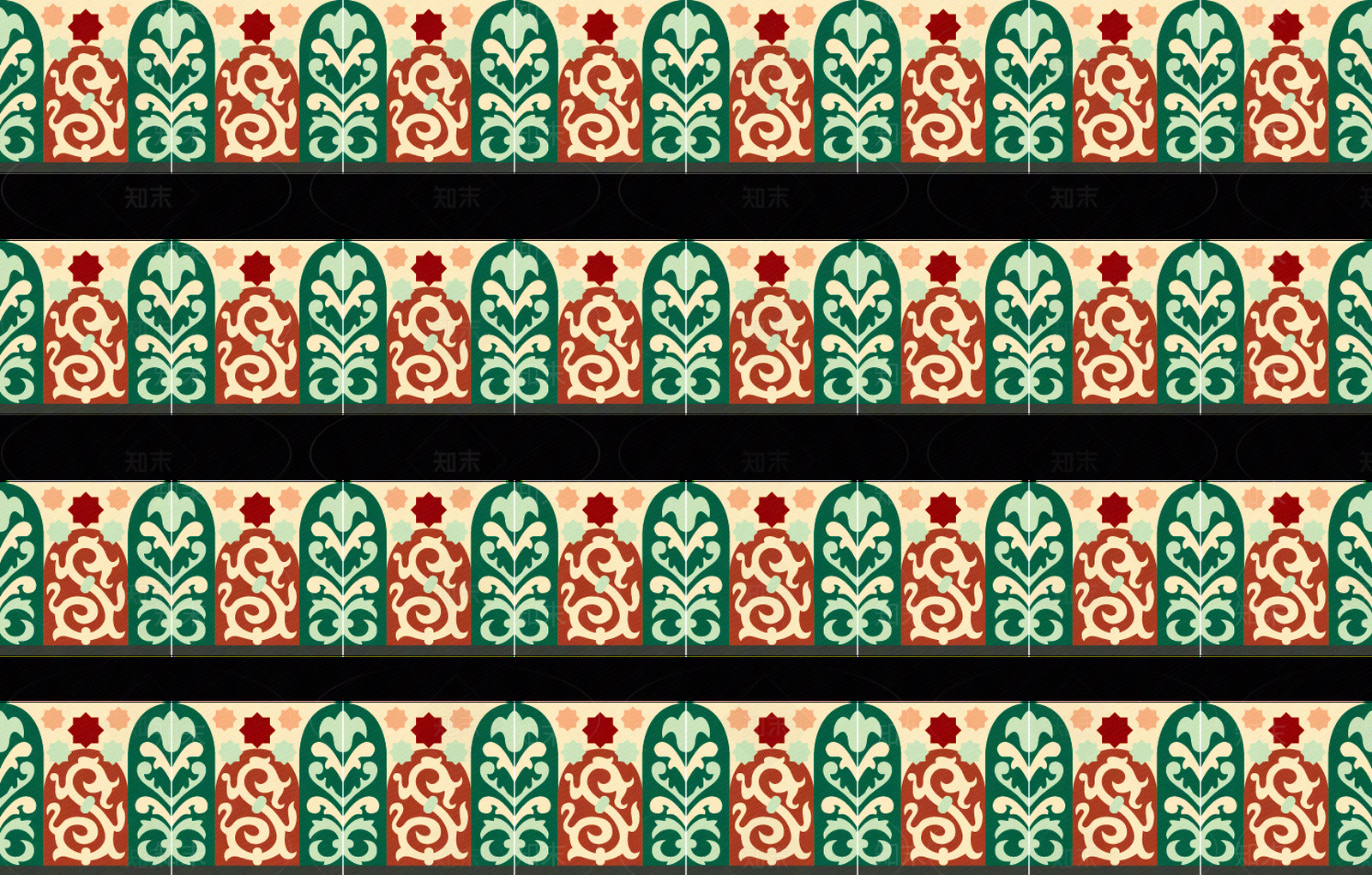 国外瓷砖花砖腰线贴图下载【ID:1135710840】