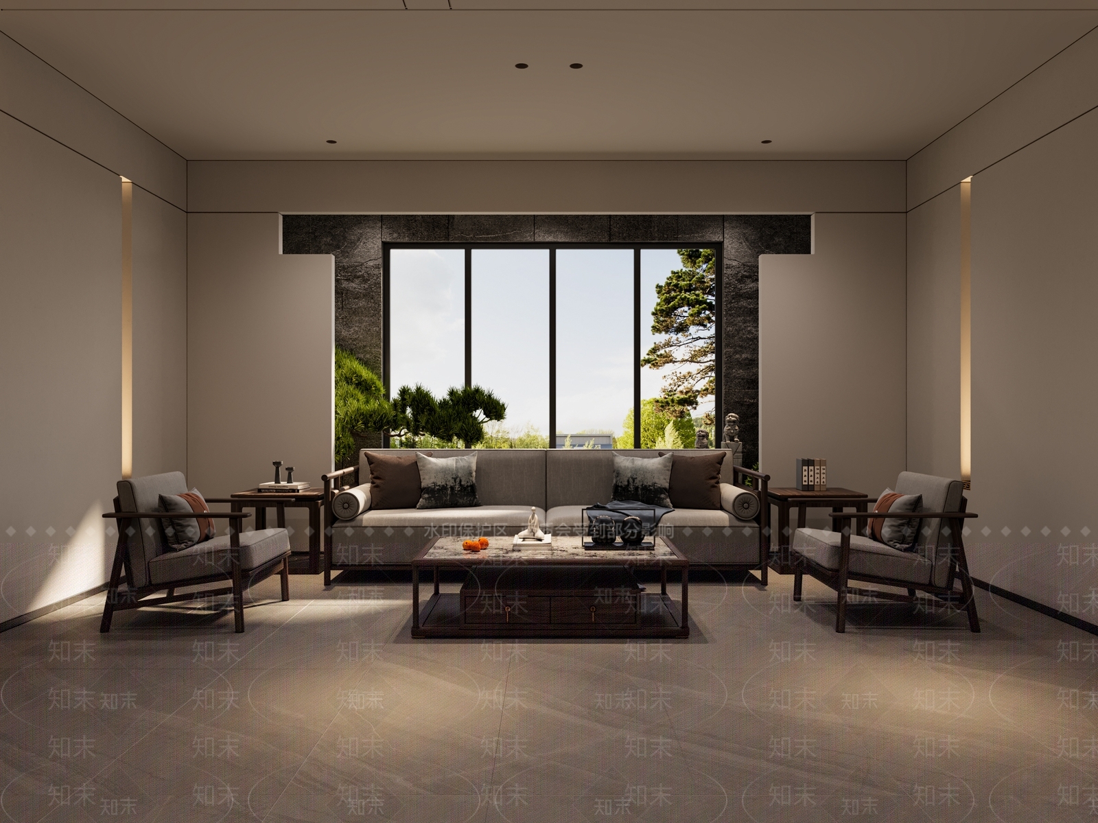 新中式茶馆3D模型下载【ID:1135792216】