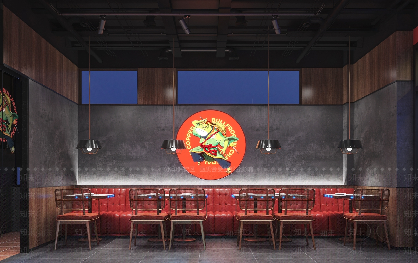 现代牛蛙店3D模型下载【ID:1135733614】