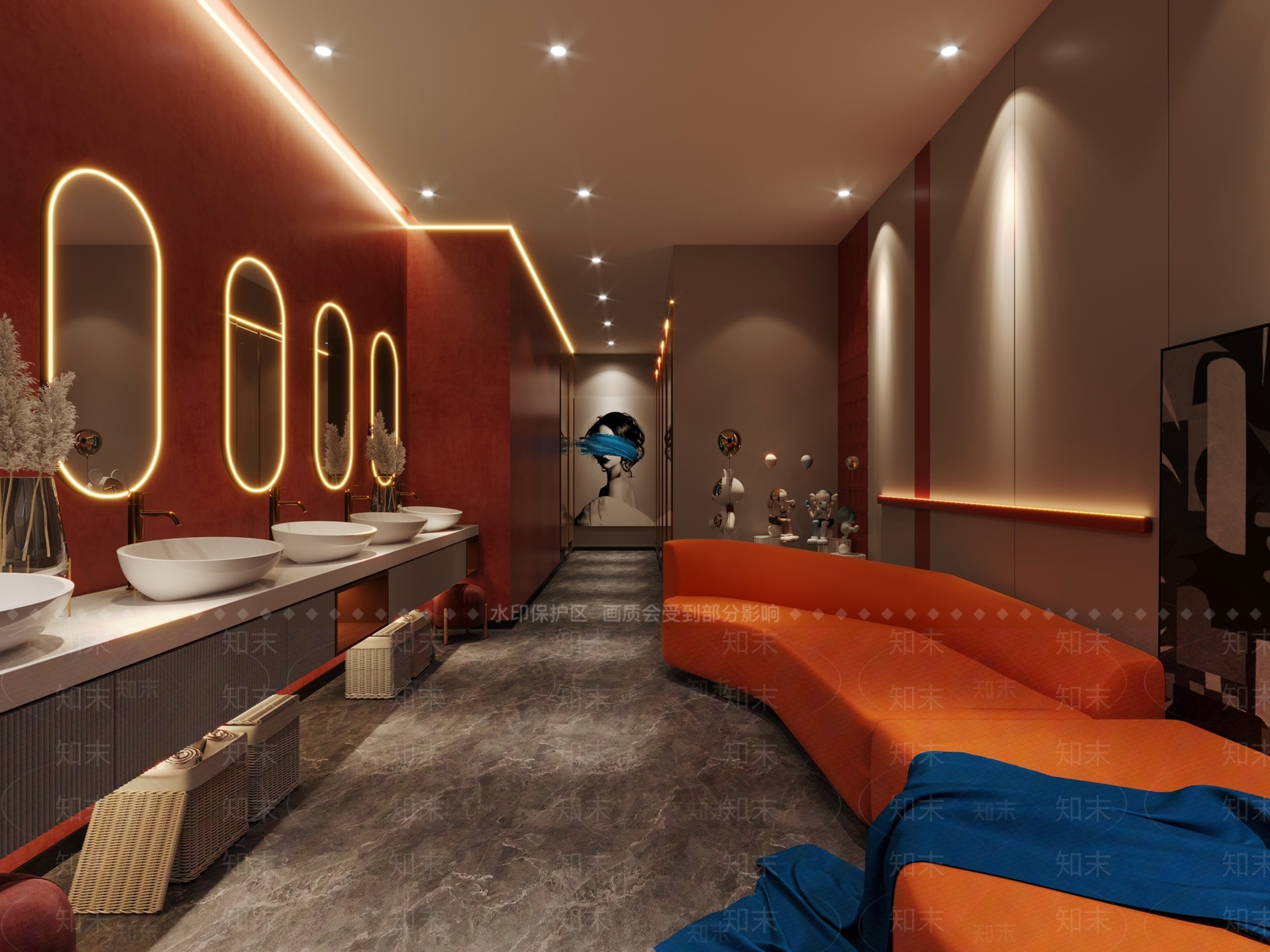 现代公共卫生间3D模型下载【ID:1135736231】