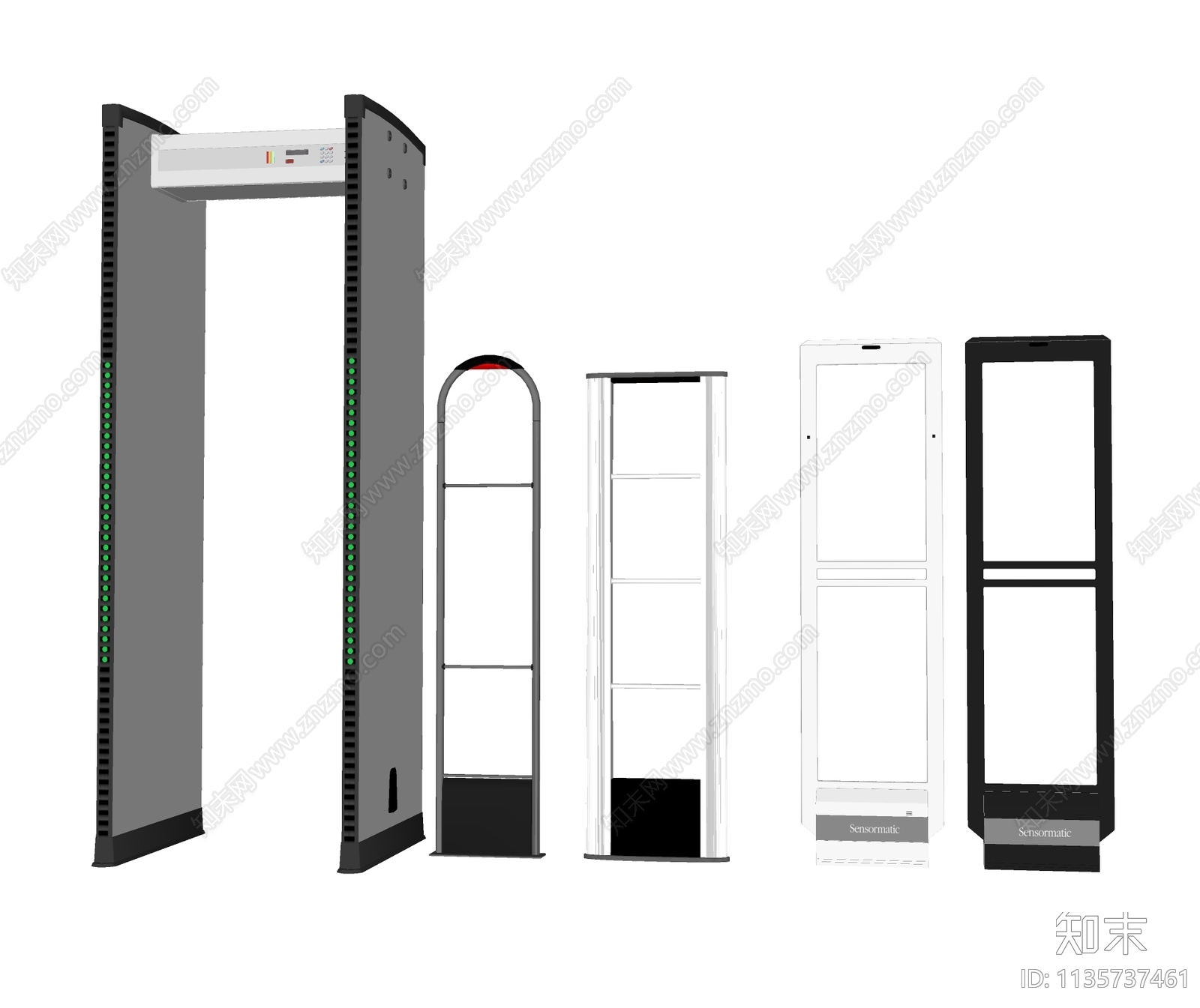安检门SU模型下载【ID:1135737461】