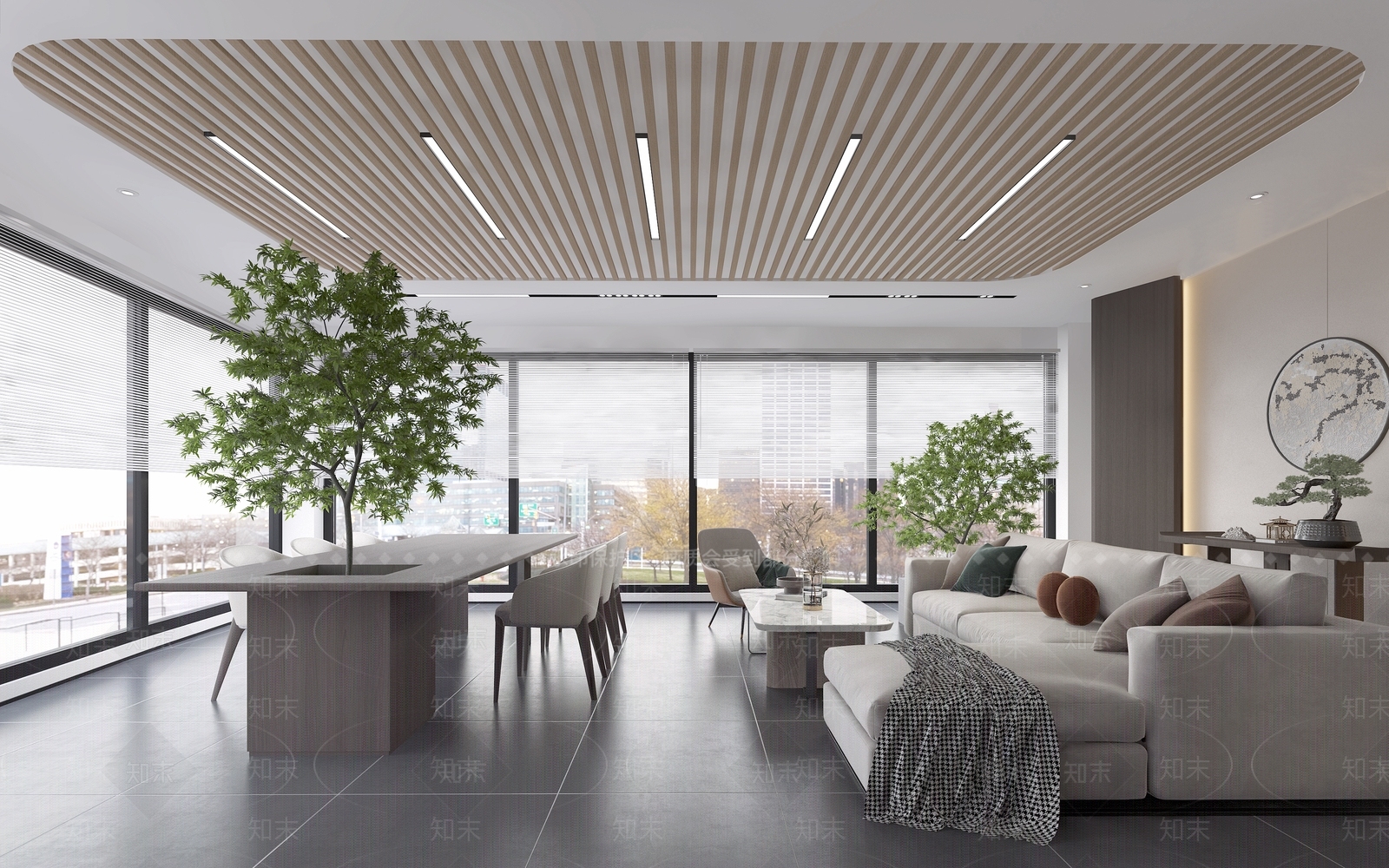 现代茶馆3D模型下载【ID:1135744456】