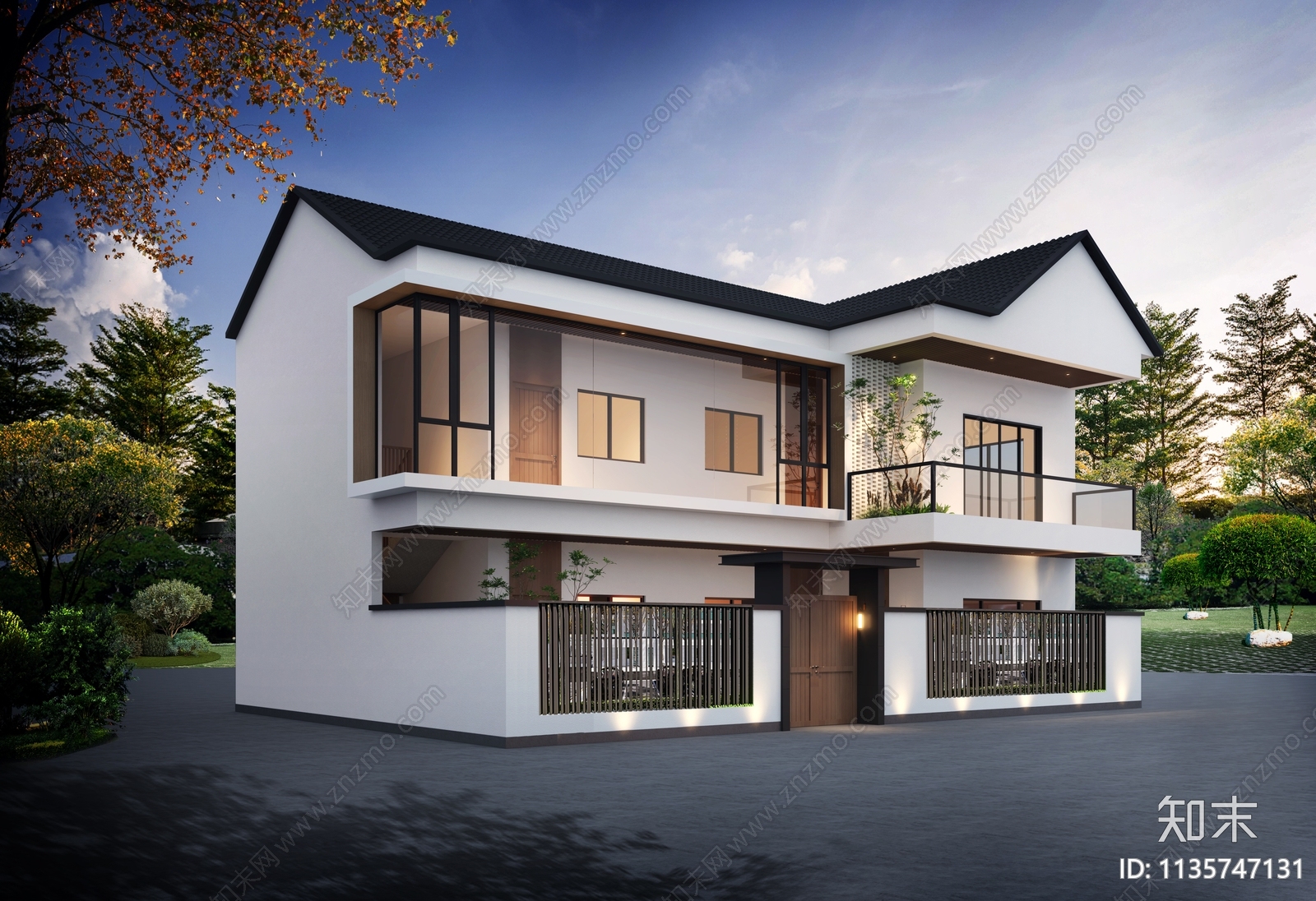 私人会所民宿室内装修施工图下载【ID:1135747131】