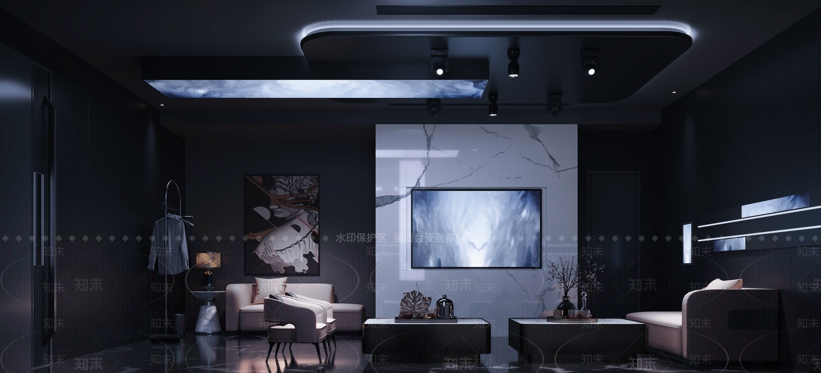 现代机械风KTV3D模型下载【ID:1135747406】