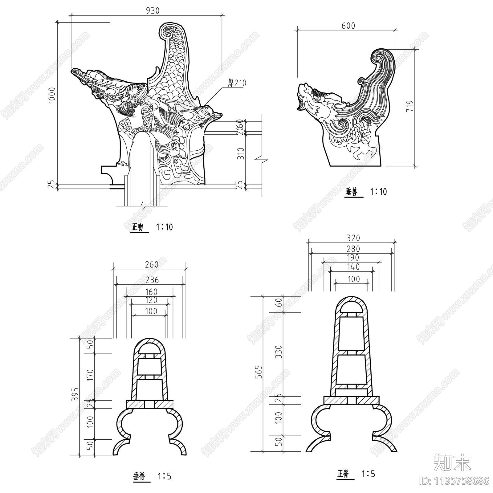 中式古建筑详图施工图下载【ID:1135758686】