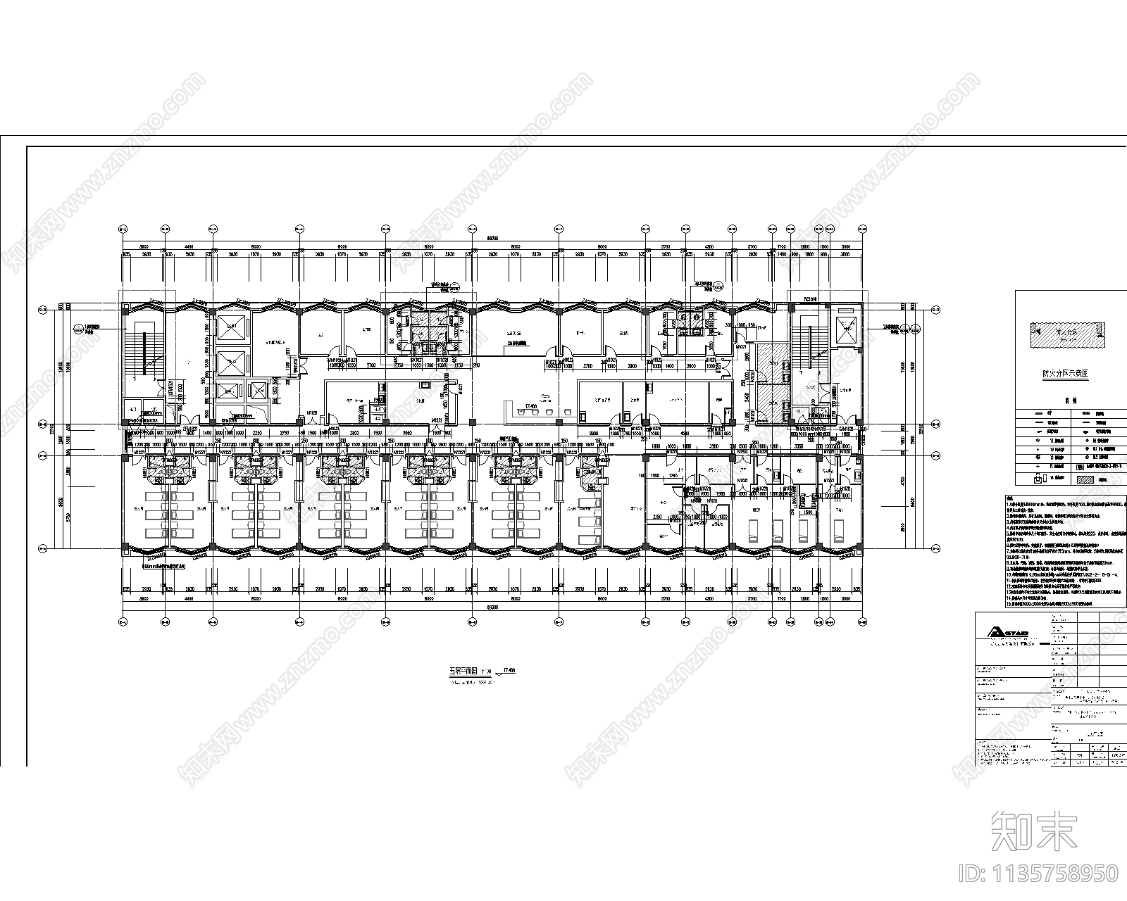 妇保院住院楼建筑cad施工图下载【ID:1135758950】