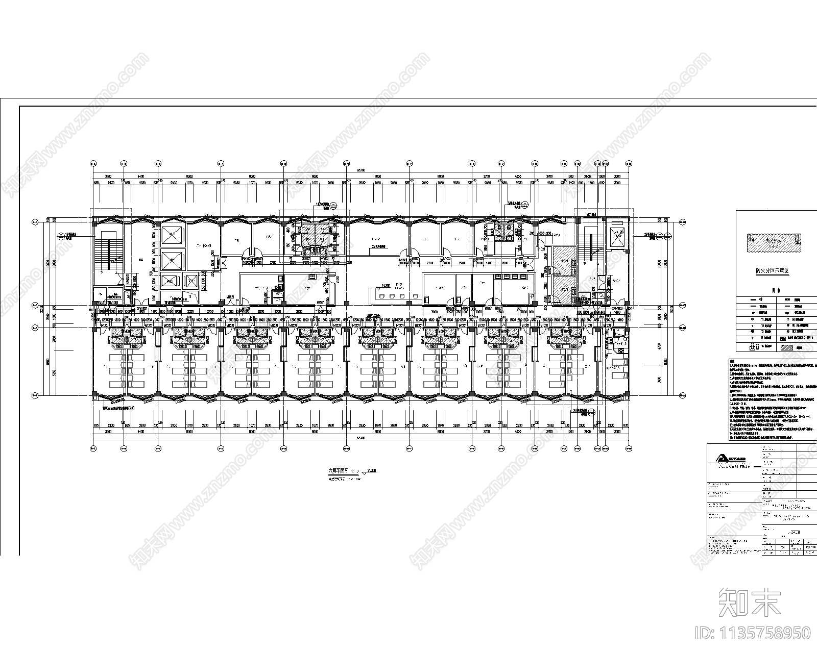 妇保院住院楼建筑cad施工图下载【ID:1135758950】