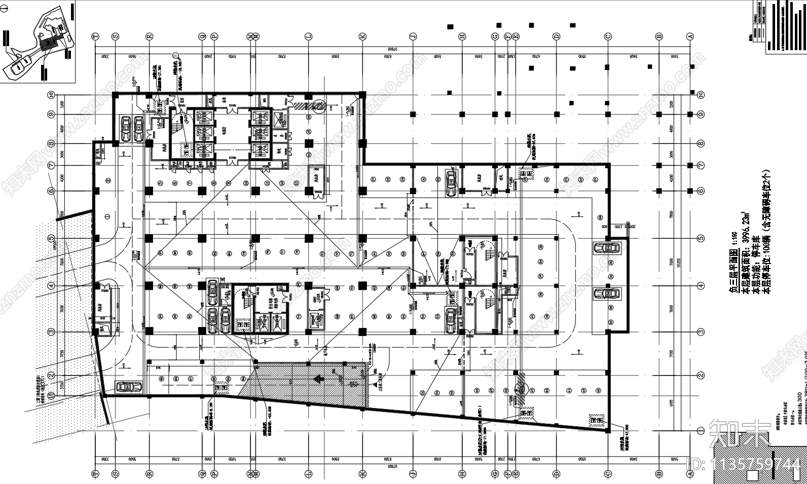 医院建筑cad施工图下载【ID:1135759744】