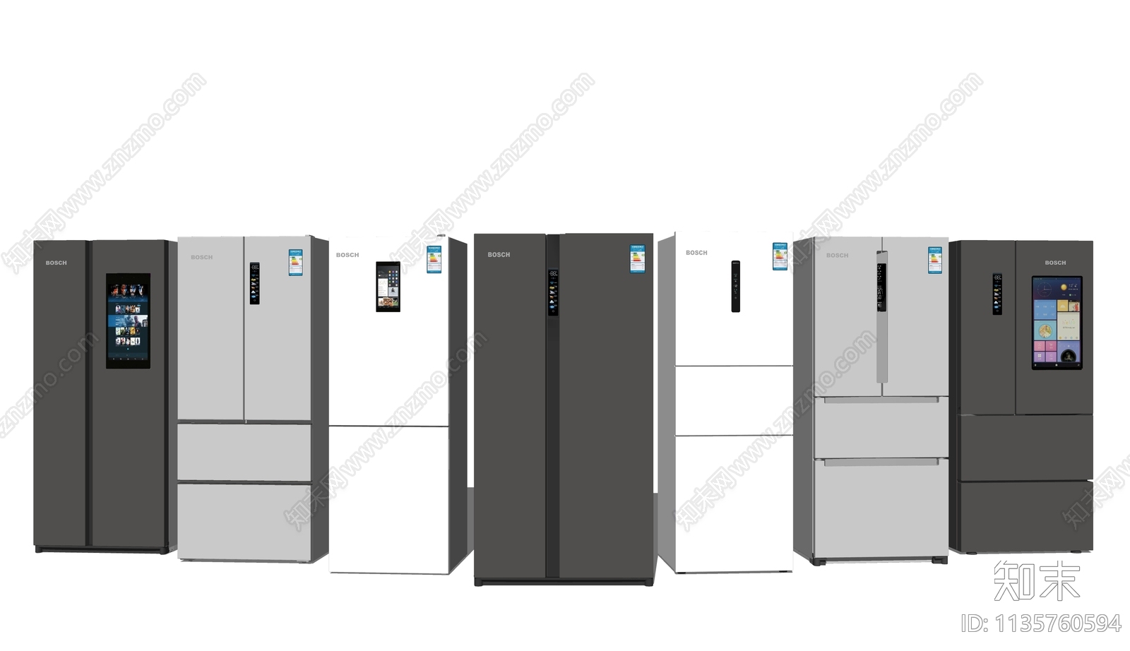 冰箱SU模型下载【ID:1135760594】