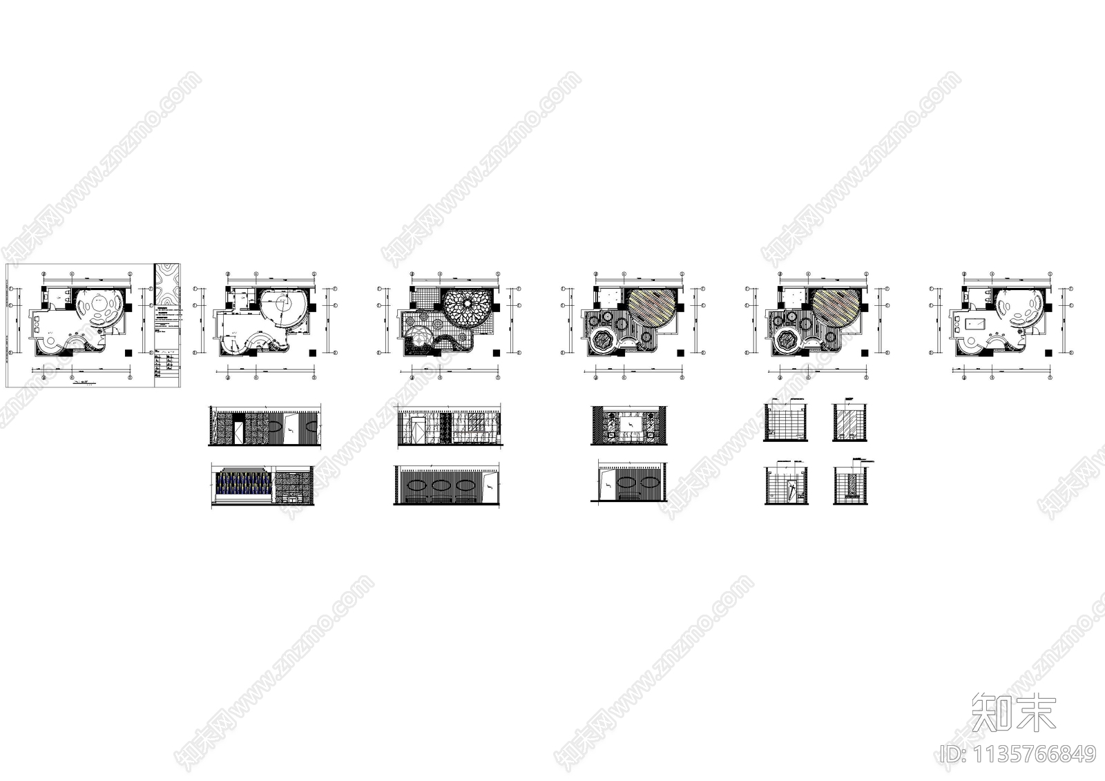 总统房KTV包间cad施工图下载【ID:1135766849】