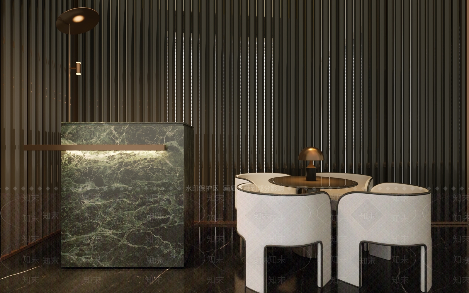 现代吧台3D模型下载【ID:1135773236】