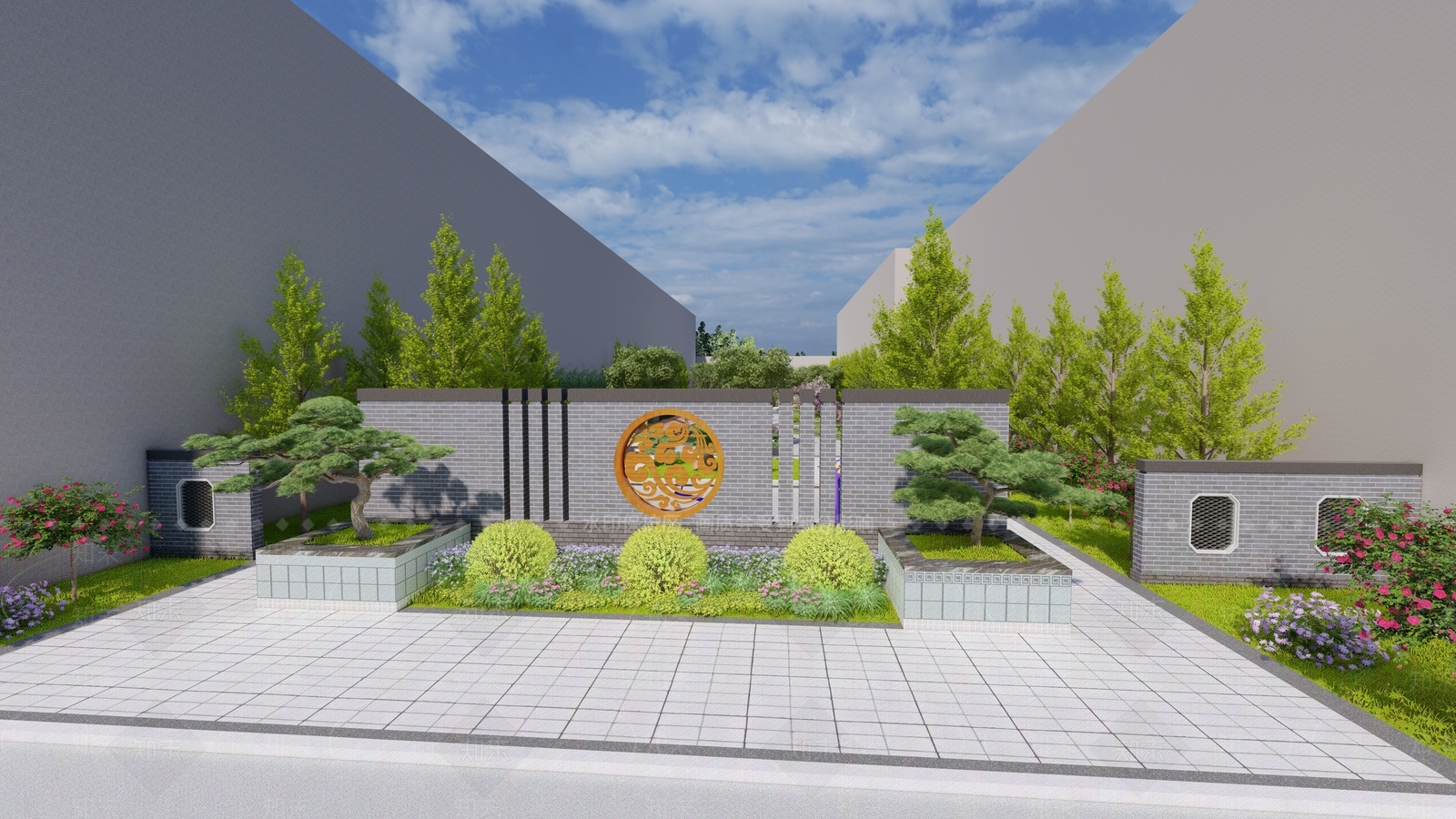 现代口袋公园SU模型下载【ID:1135790903】