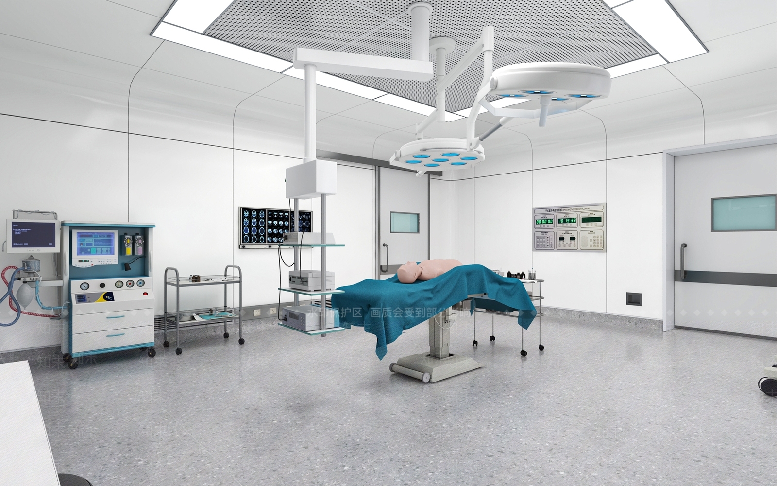 现代手术室3D模型下载【ID:1135815518】
