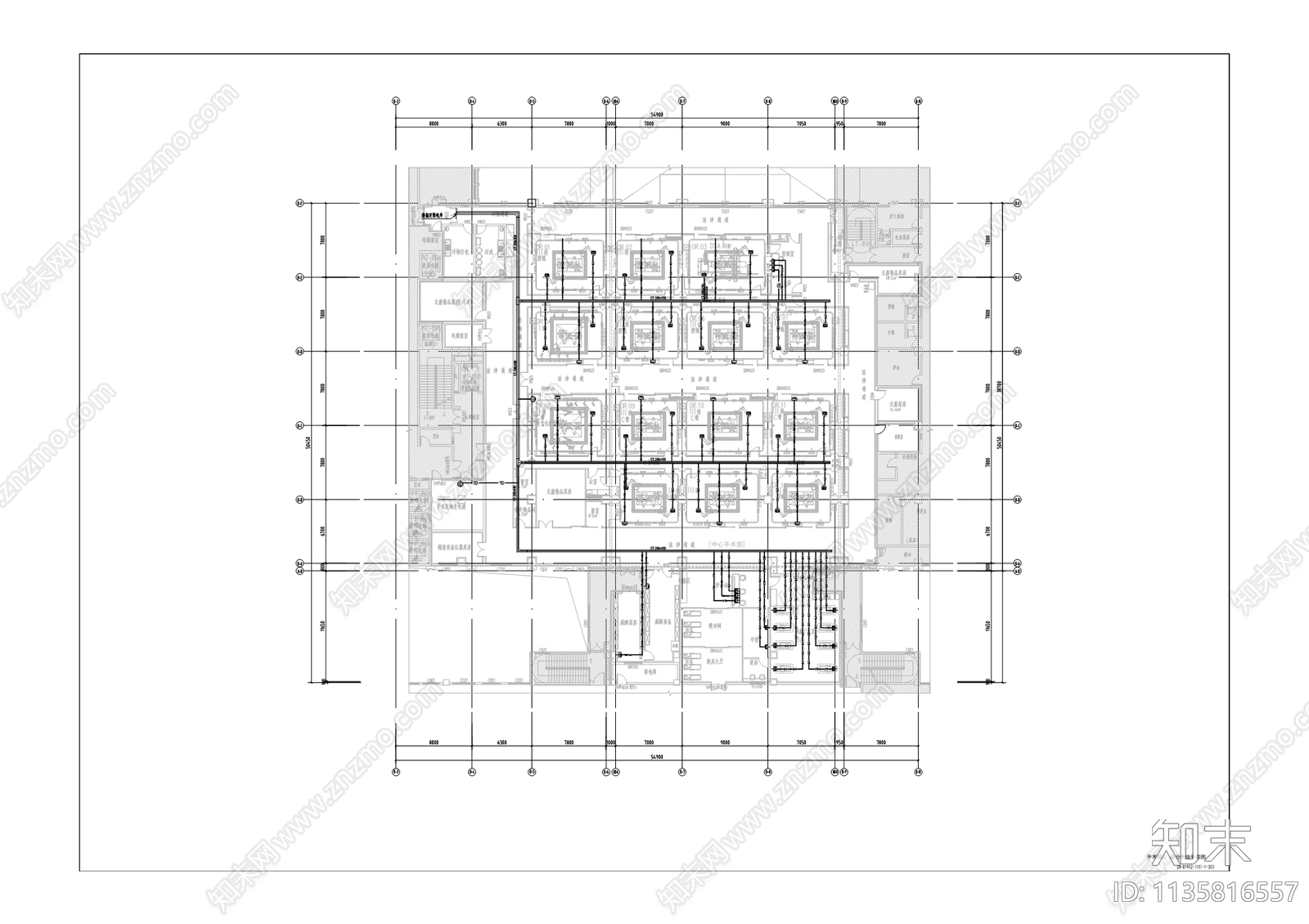 53医院智能化改造cad施工图下载【ID:1135816557】