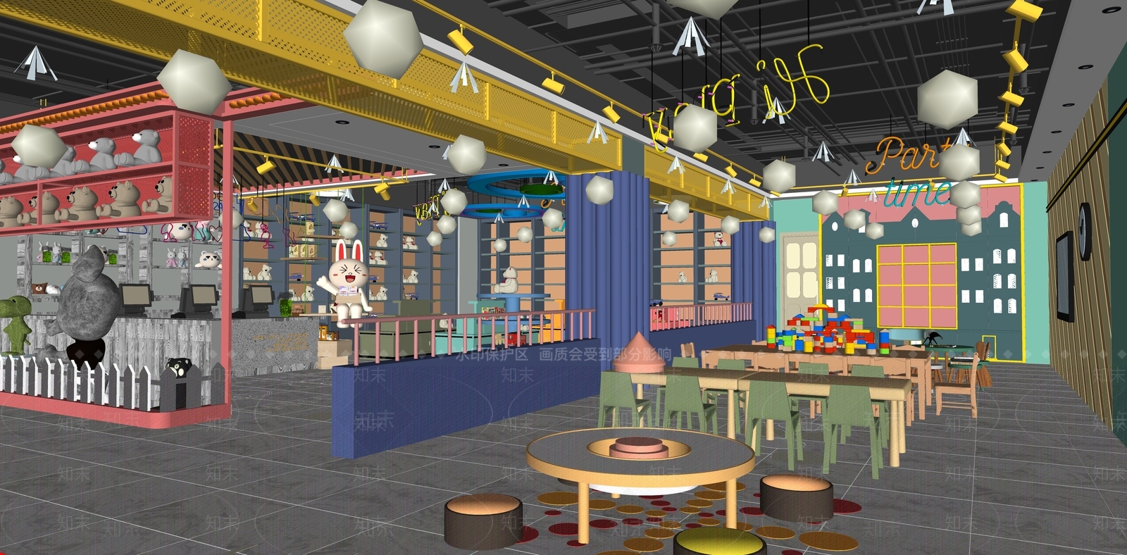 现代玩具礼品店SU模型下载【ID:1135832109】