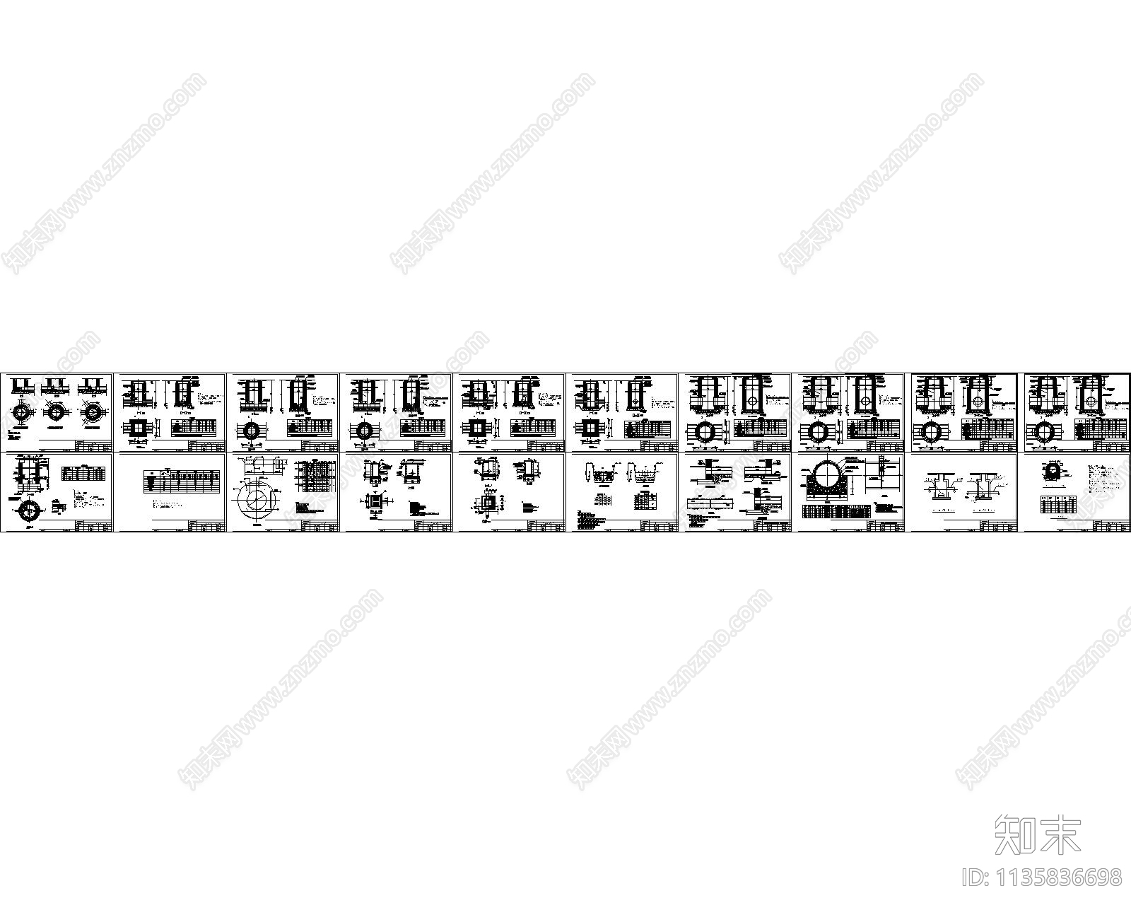 雨污水井雨水口详图cad施工图下载【ID:1135836698】