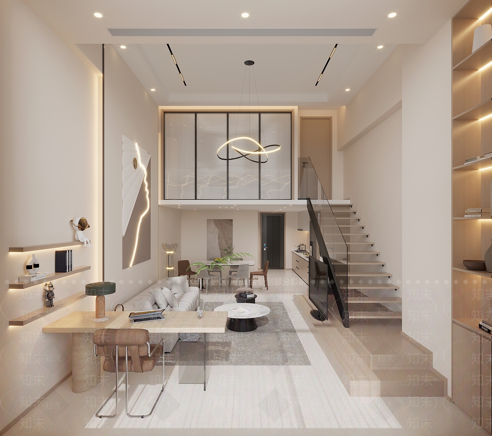 现代公寓3D模型下载【ID:1135841935】