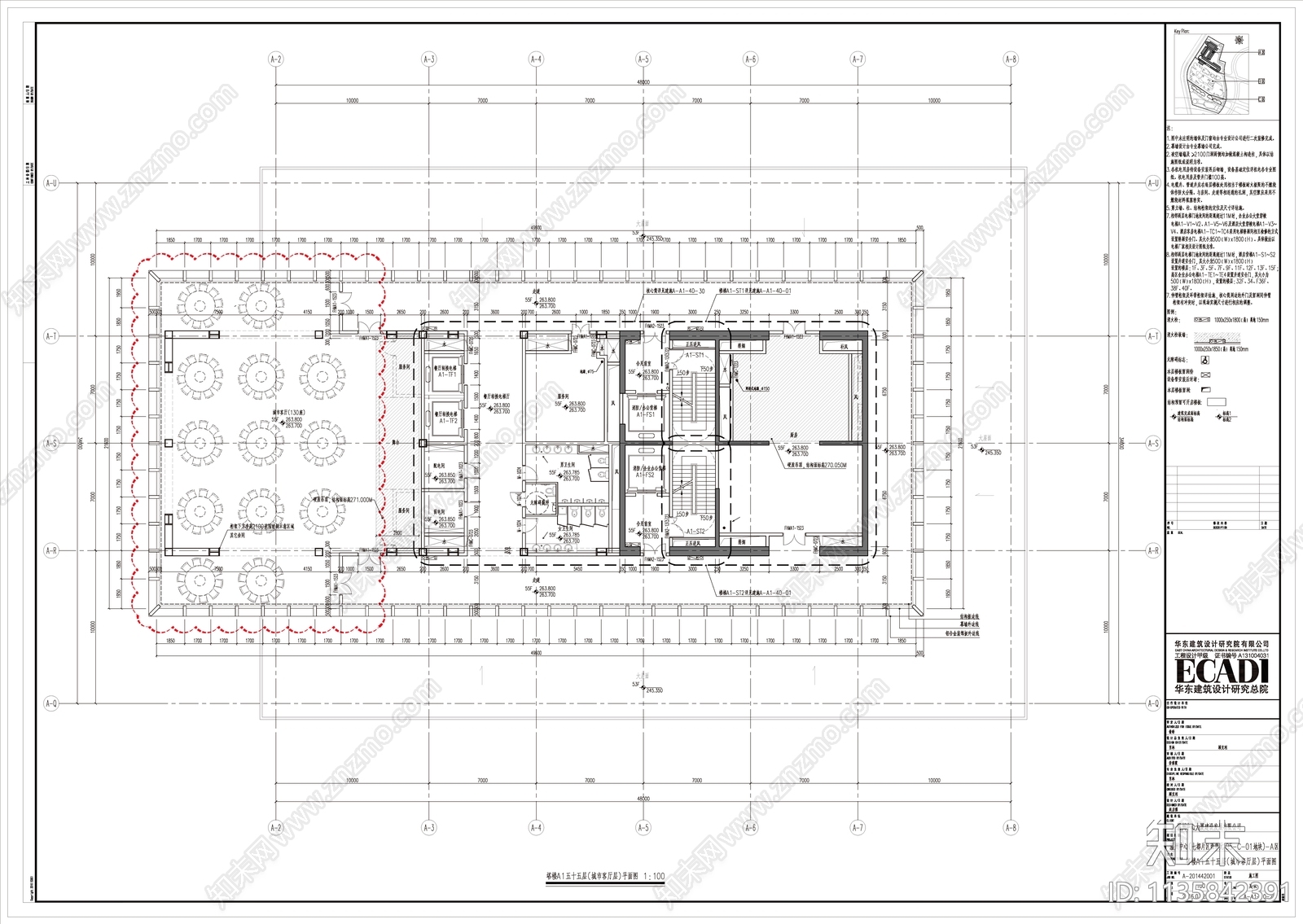 温州中心超高层建筑cad施工图下载【ID:1135842391】