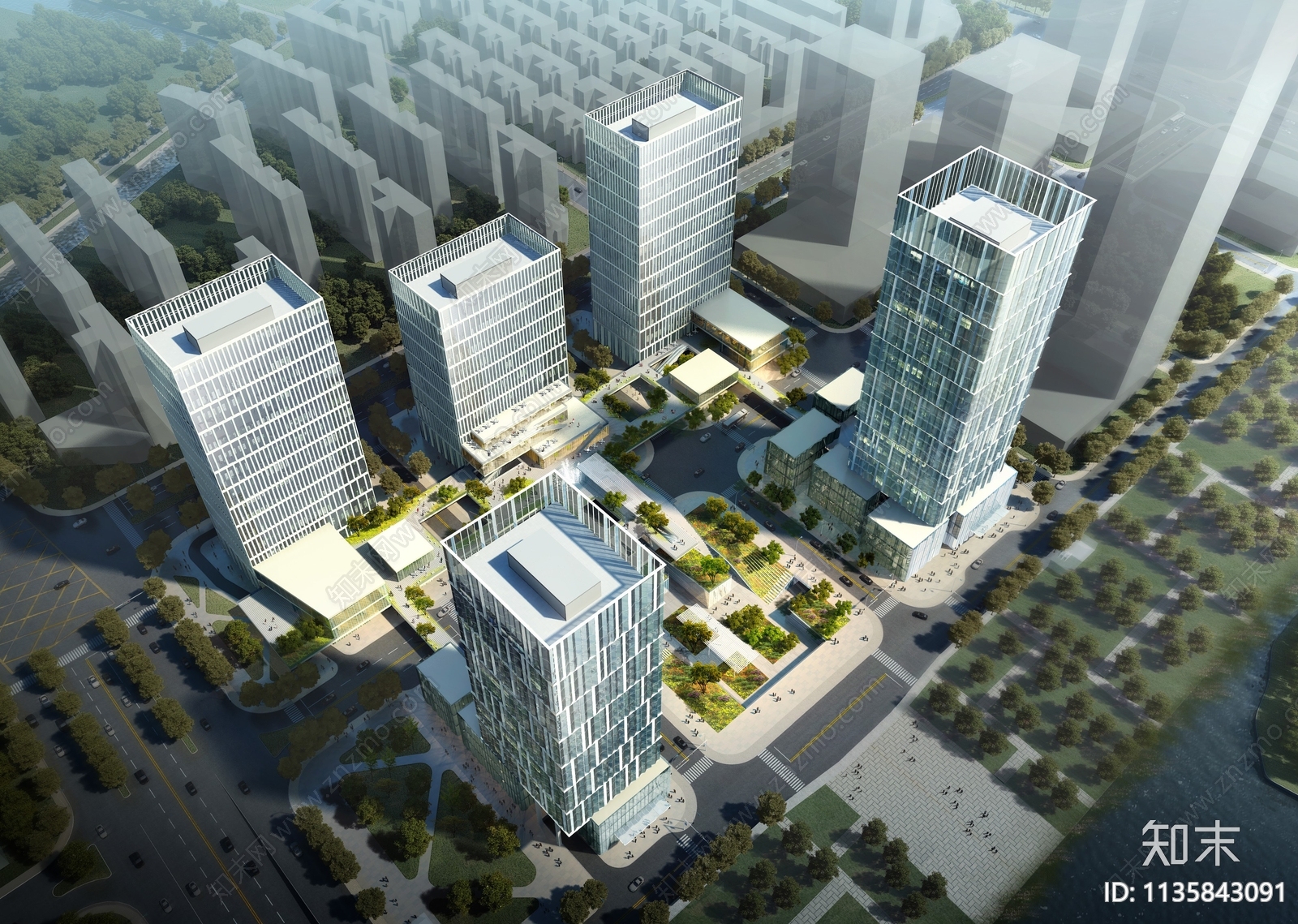 常州金融商务区21地块建筑设计方案文本下载【ID:1135843091】_【知末方案文本库】