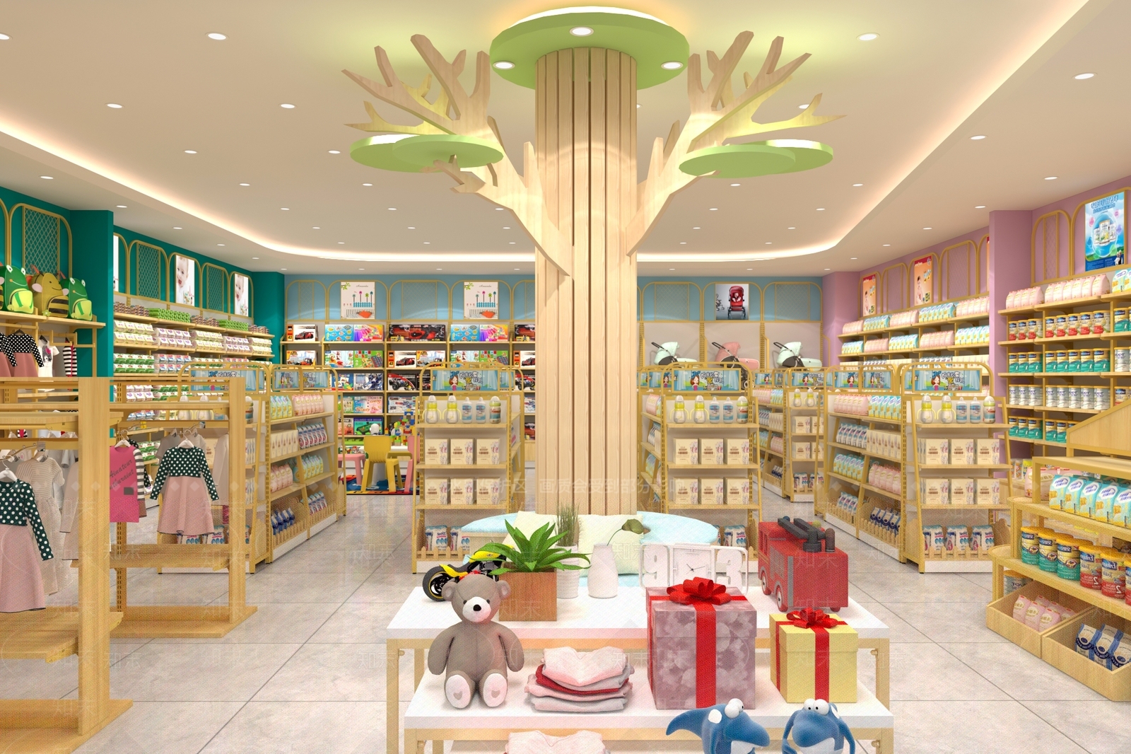 现代母婴店3D模型下载【ID:1135858949】